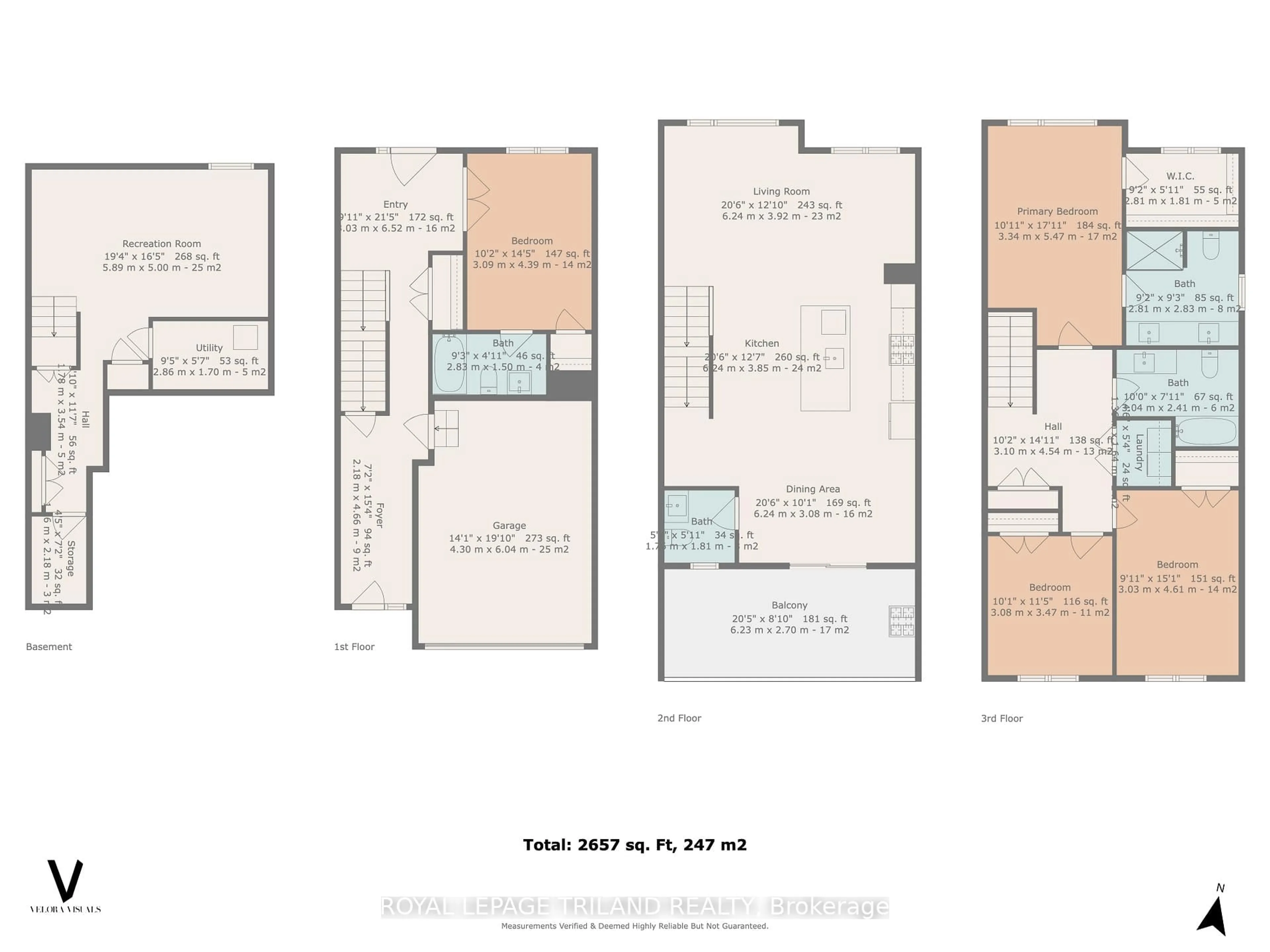 Floor plan for 1953 UPPERPOINT Gate, London South Ontario N6K 0L2
