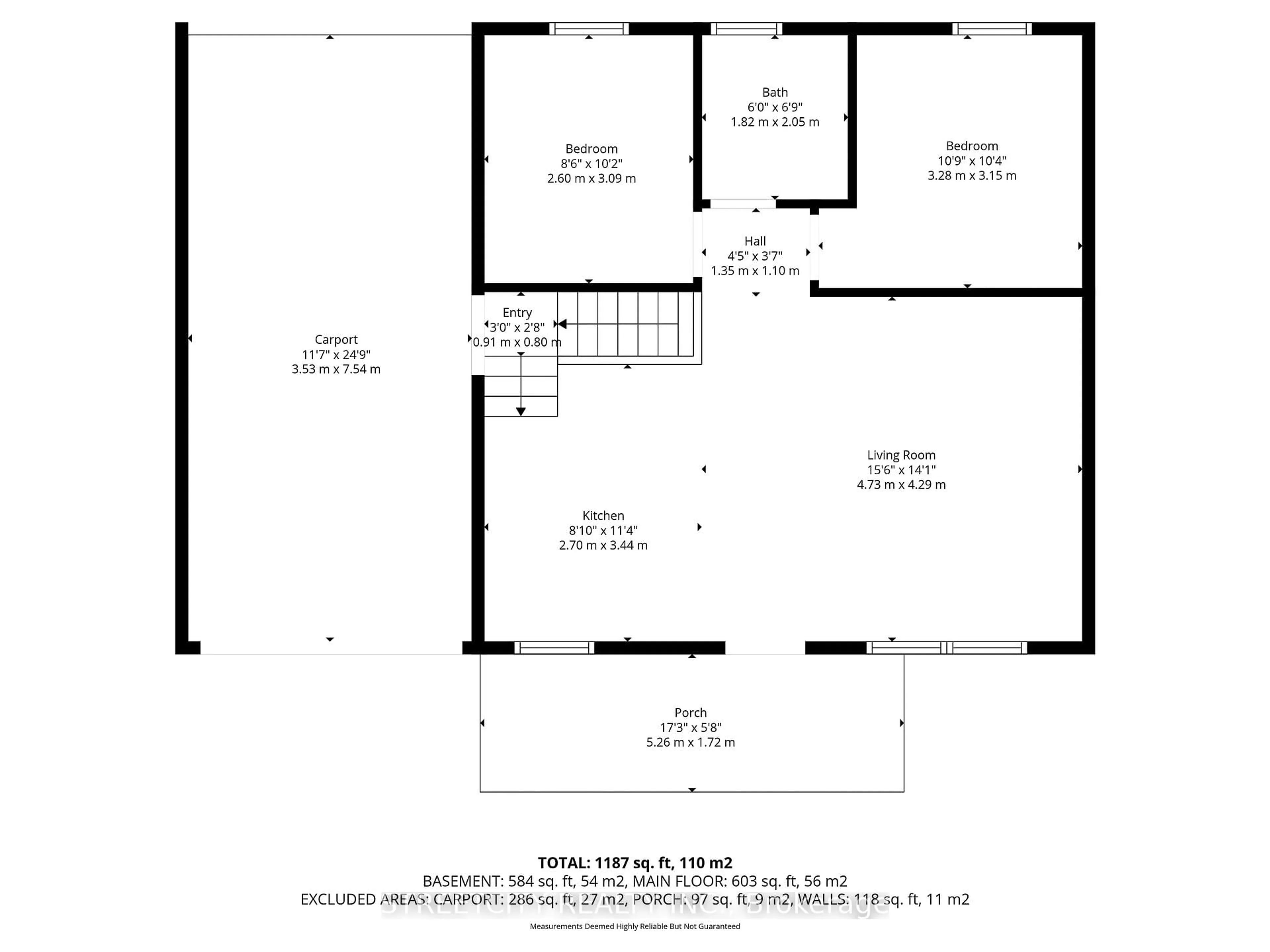Floor plan for 483 Clarke Rd, London East Ontario N5V 2C8