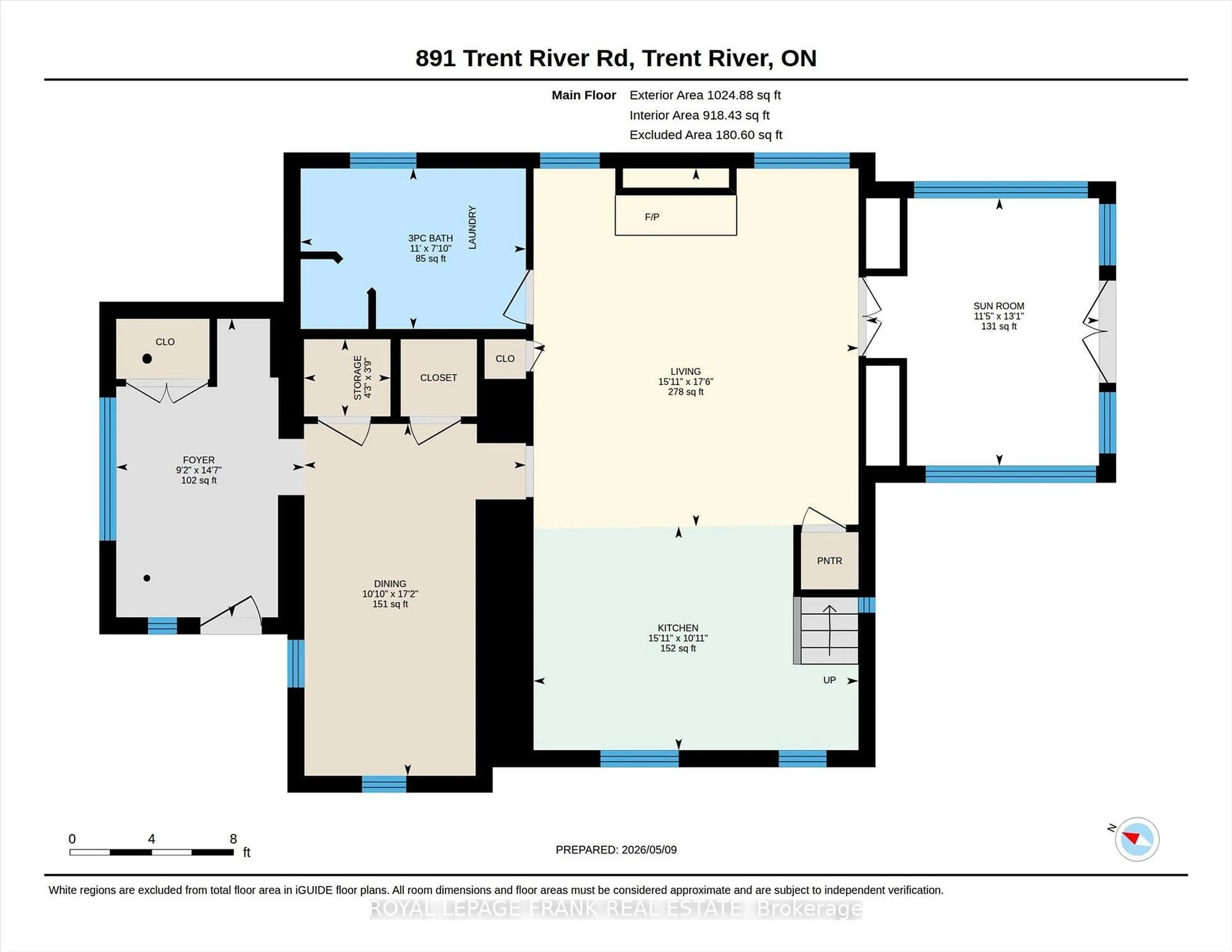 Floor plan for 891A Trent River Rd, Trent Hills Ontario K0L 1Z0