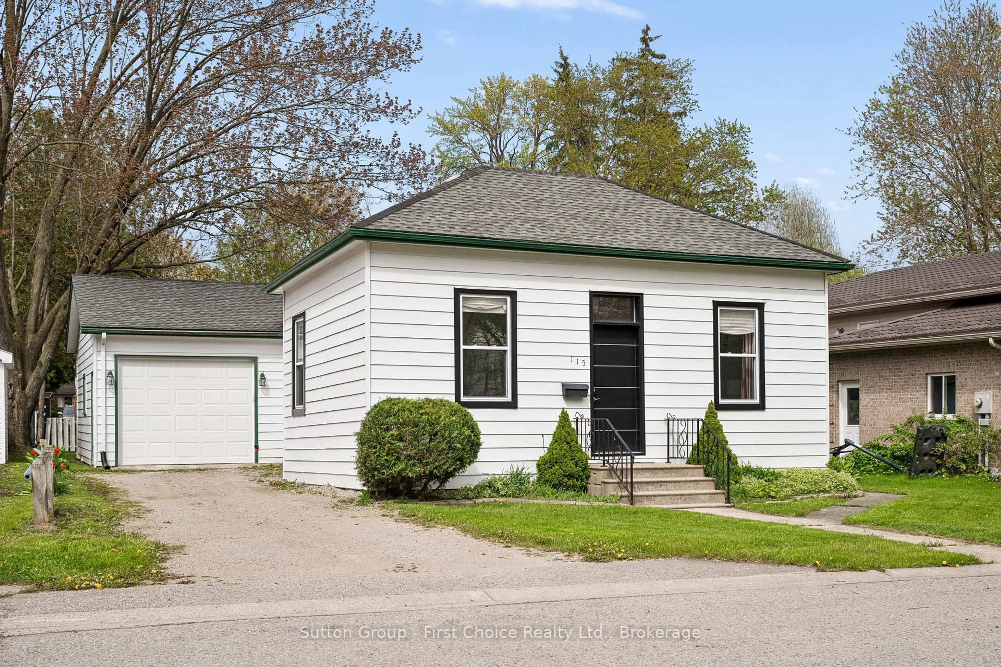 Home with vinyl exterior material, street for 115 LEGION St, West Perth Ontario N0K 1N0