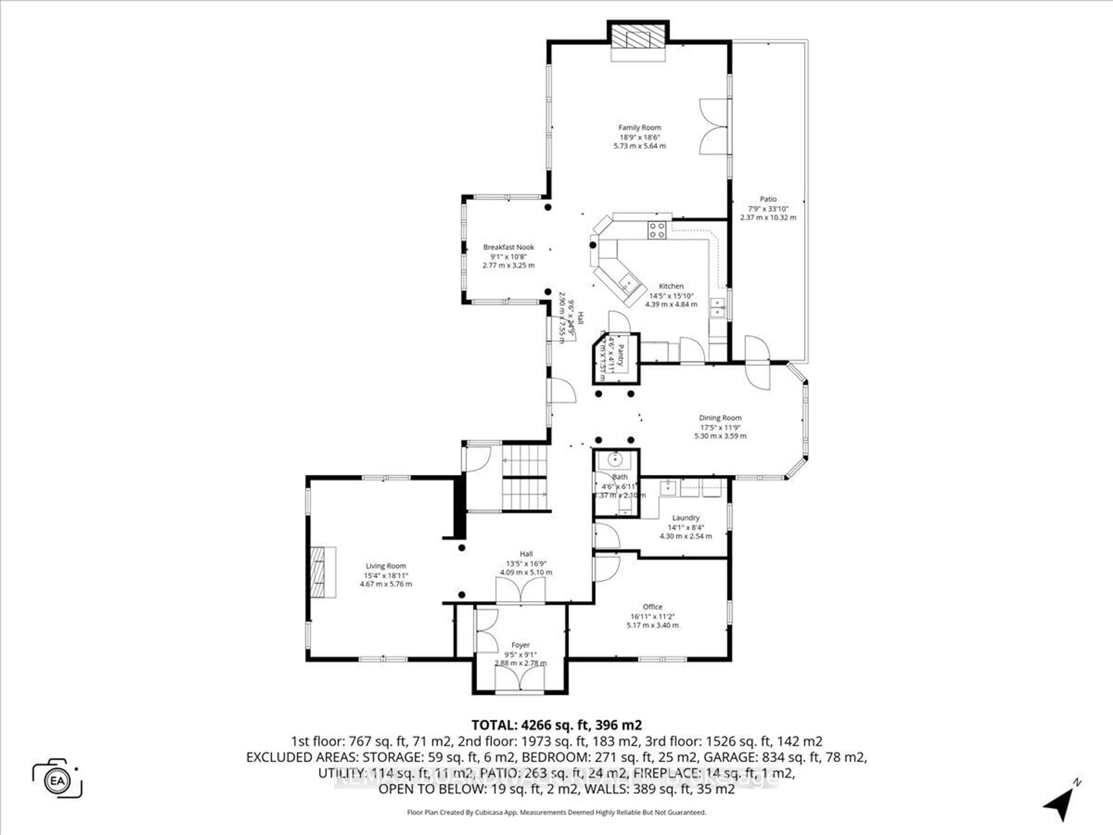 Floor plan for 1520 Royal Orchard Dr, Ottawa Ontario K4C 1A9