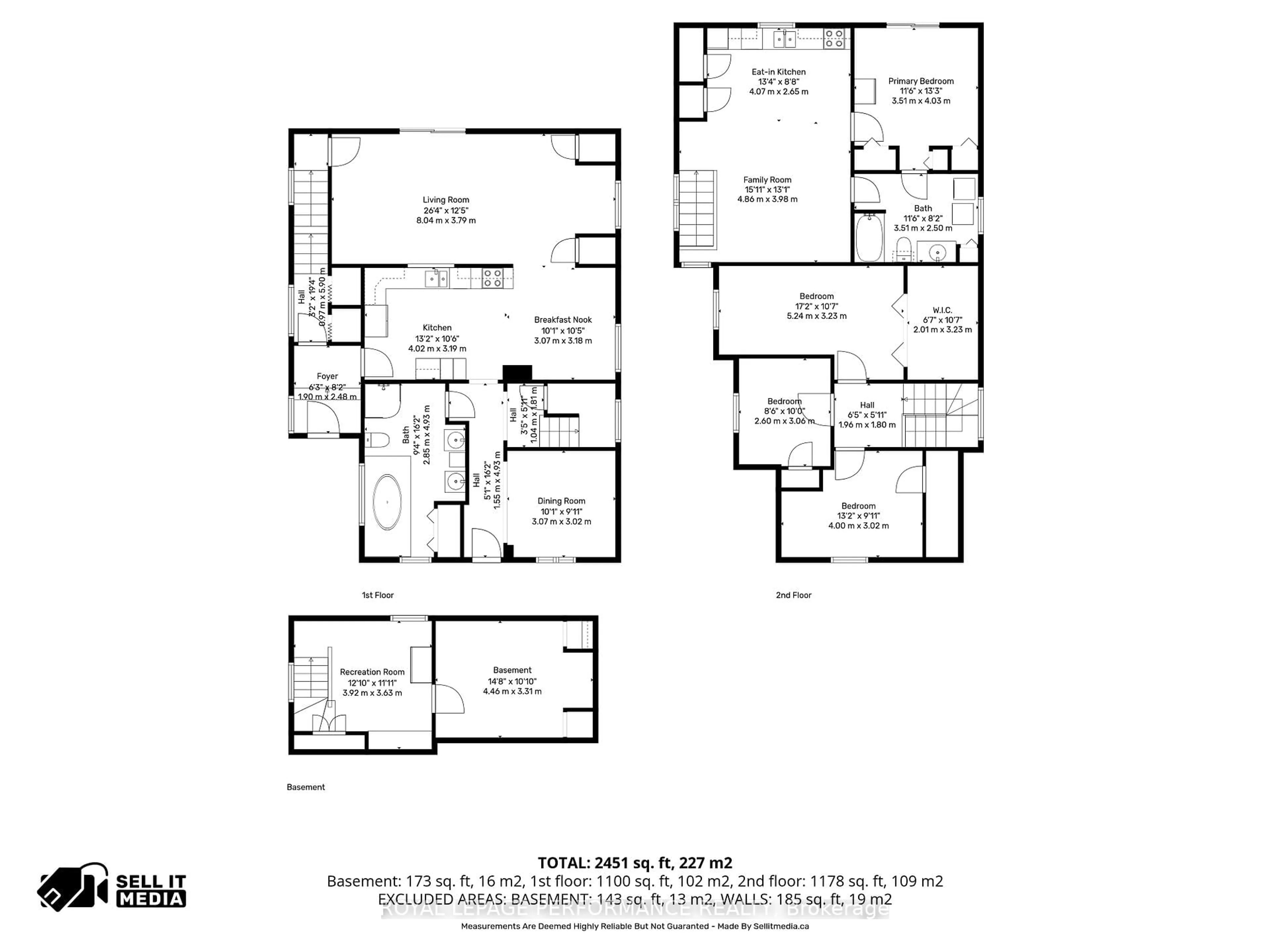 Floor plan for 215-217 Nelson St, Hawkesbury Ontario K6A 1L6