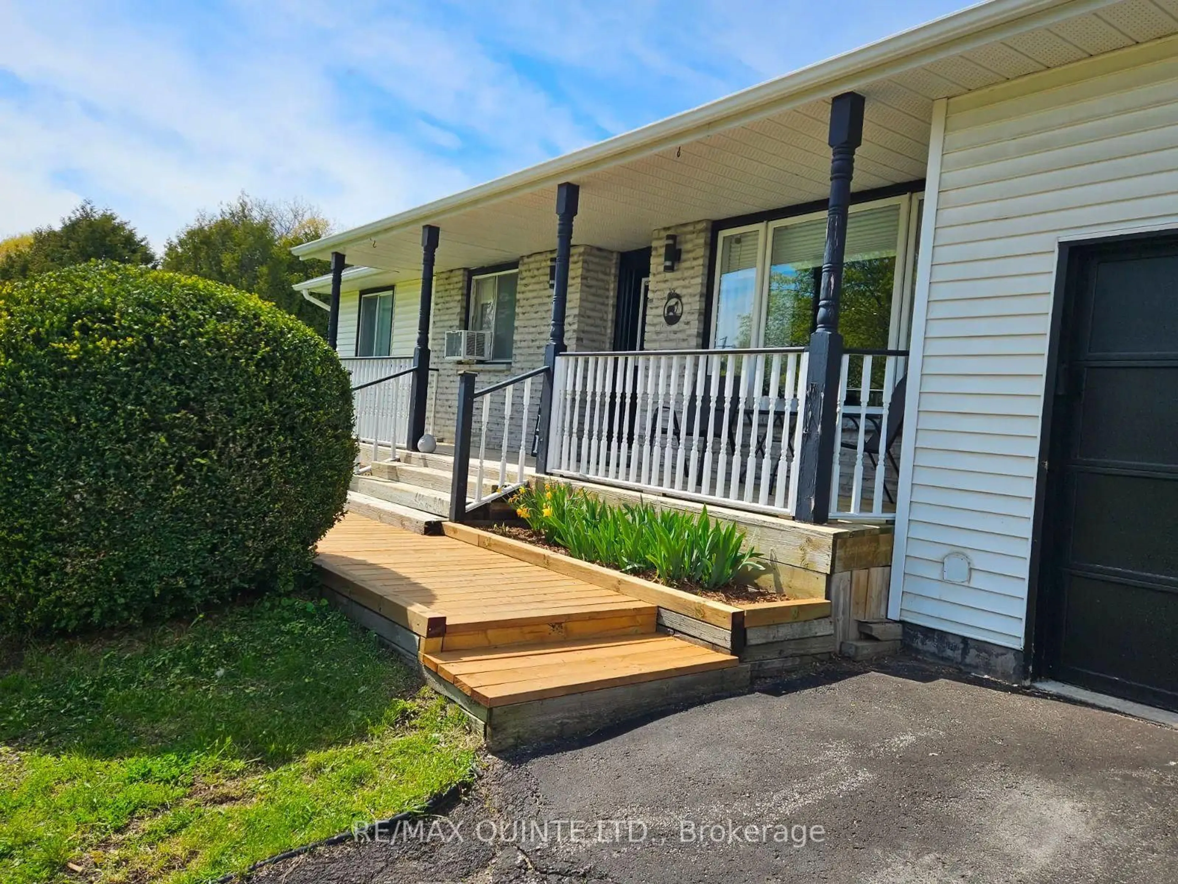 A pic from outside/outdoor area/front of a property/back of a property/a pic from drone, street for 14494 County Road 2, Cramahe Ontario K0K 1H0