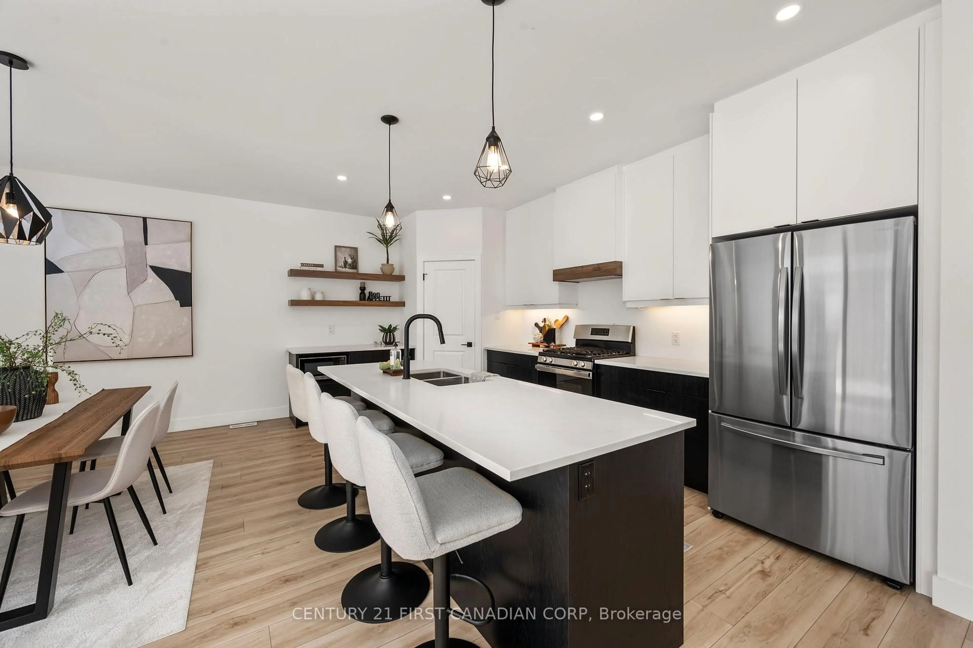 Open concept kitchen, unknown for 1820 Canvas Way #33, London North Ontario N5X 0N5