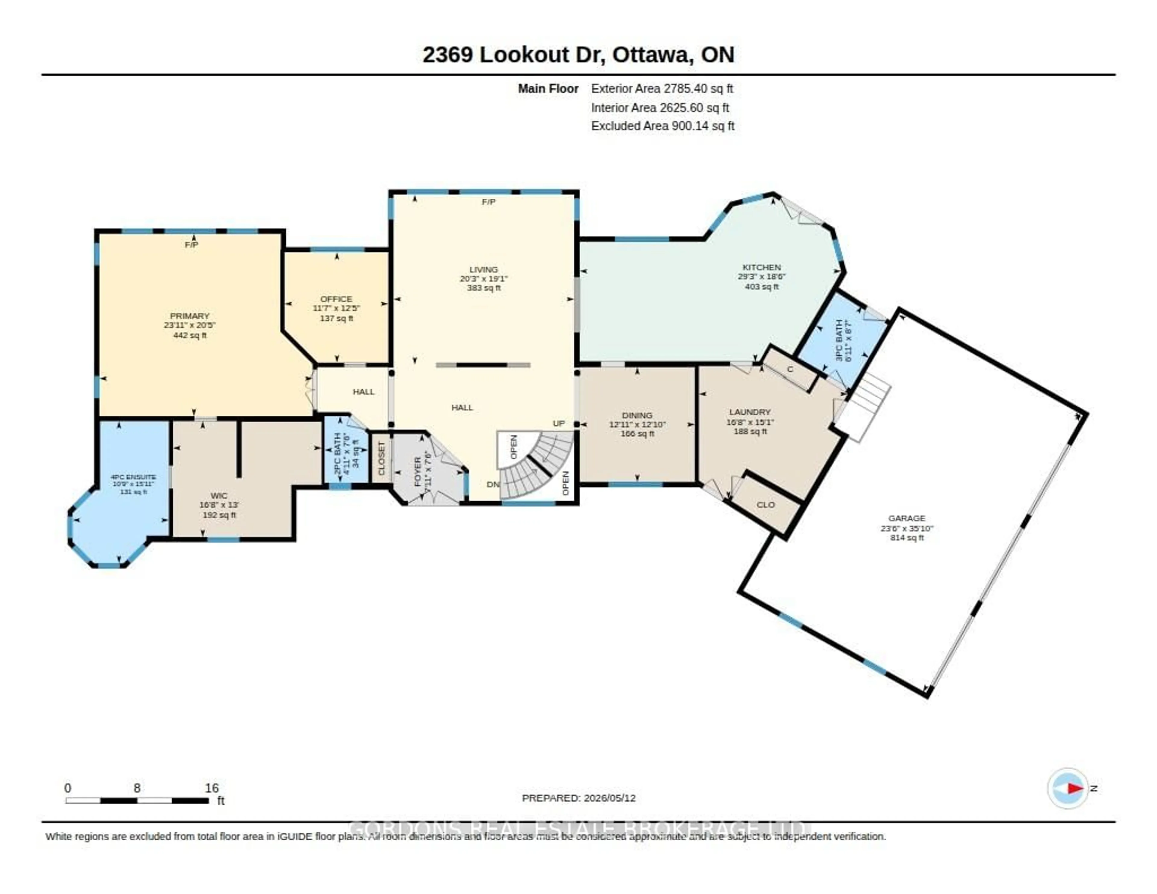 Floor plan for 2369 Lookout Dr, Cumberland Ontario K4C 1C1