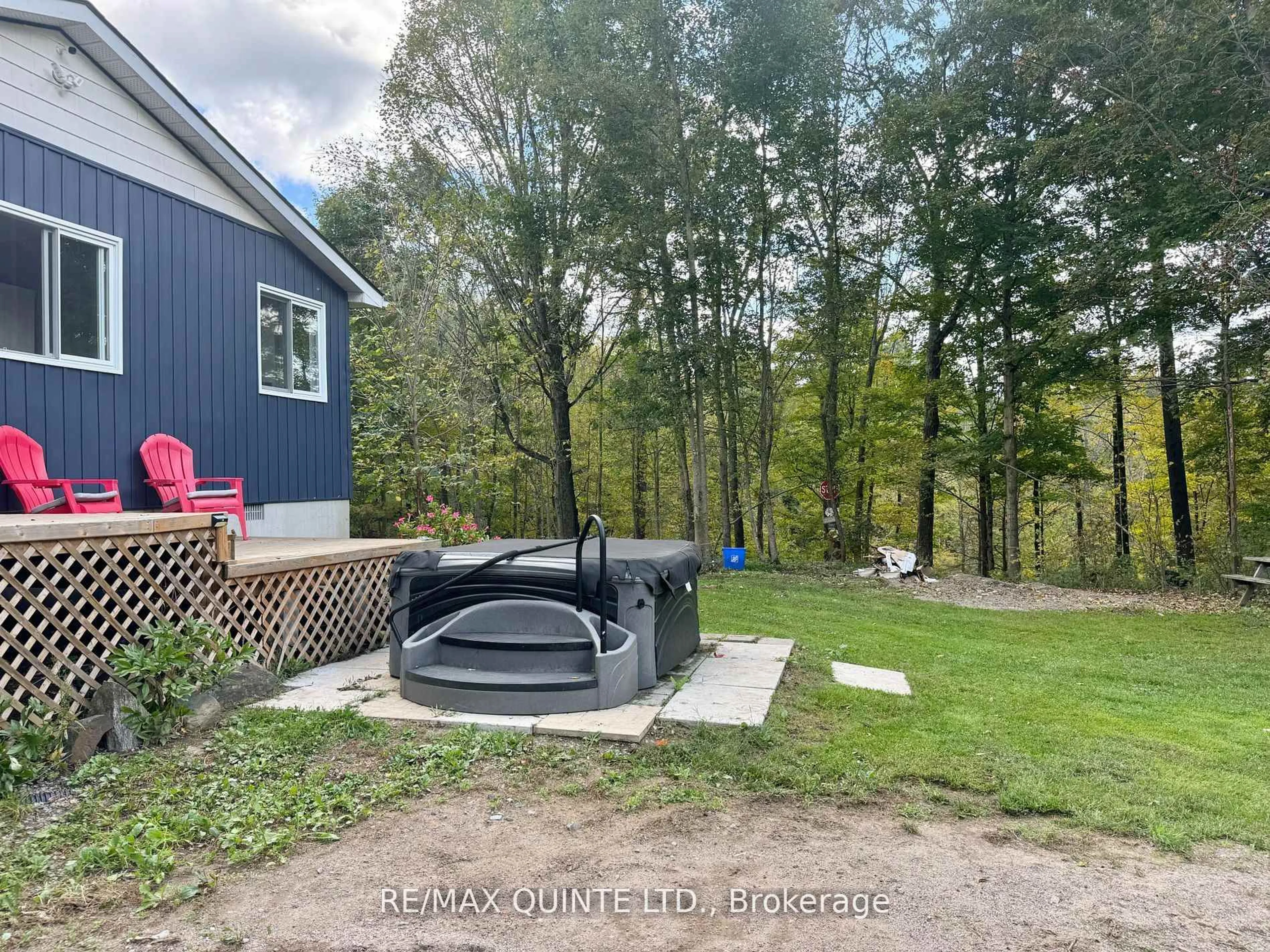 A pic from outside/outdoor area/front of a property/back of a property/a pic from drone, water/lake/river/ocean view for 109006 Hwy 7 Highway, Tweed Ontario K0K 3J0