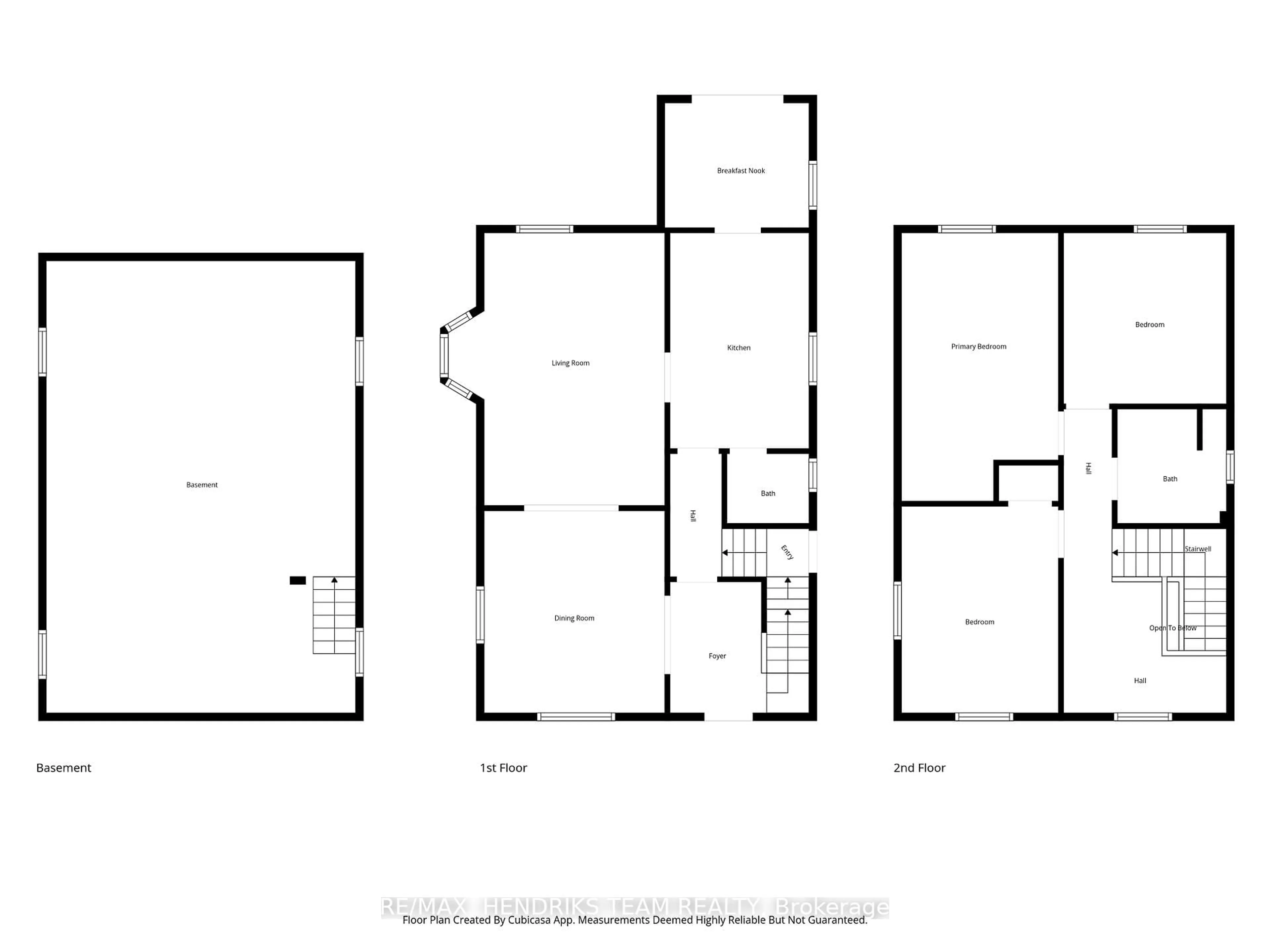 Floor plan for 9 1/2 Elizabeth St, St. Catharines Ontario L2R 2K8