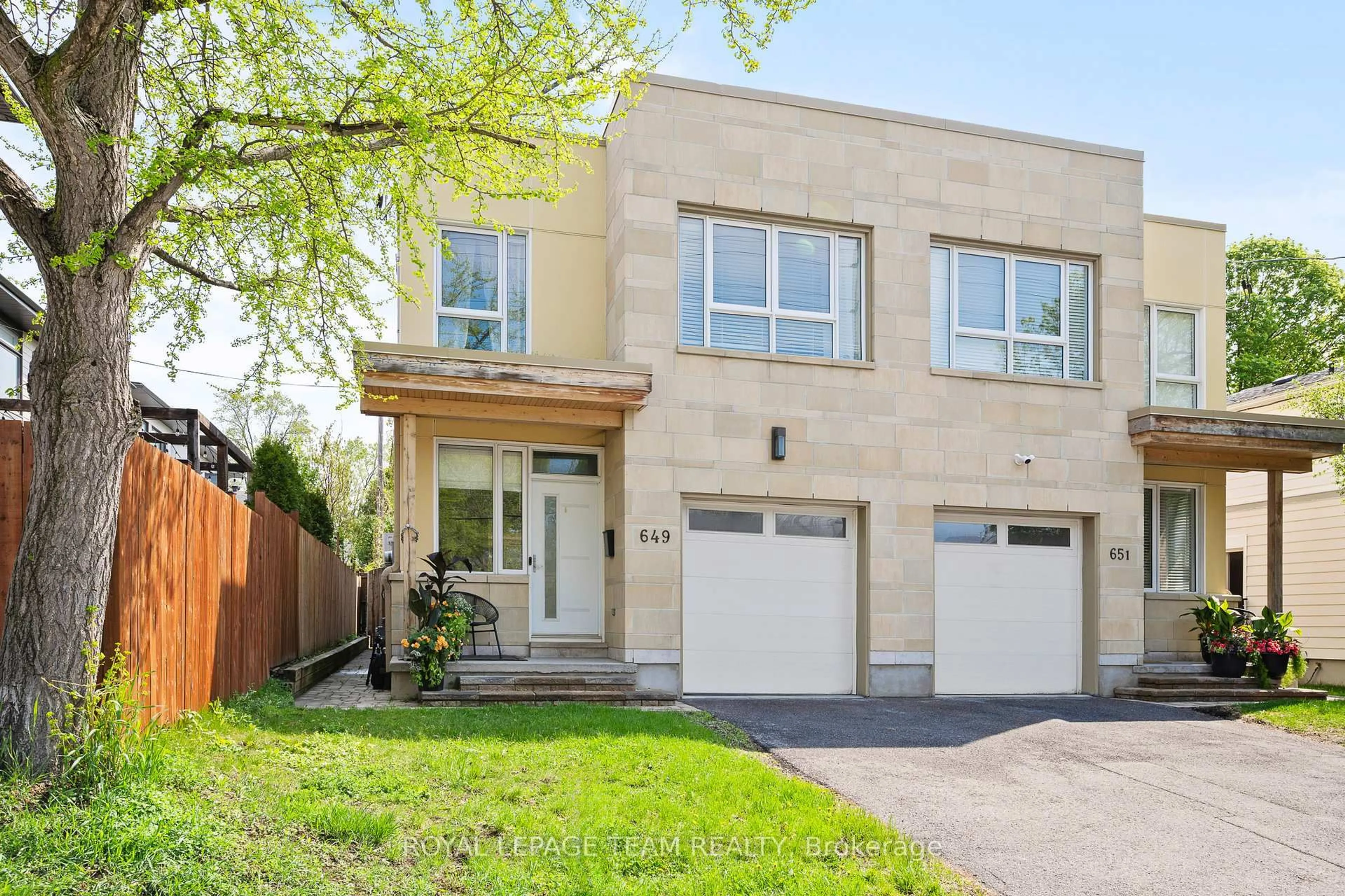 Home with brick exterior material, street for 649 Churchill Ave, Ottawa Ontario K1Z 5G2