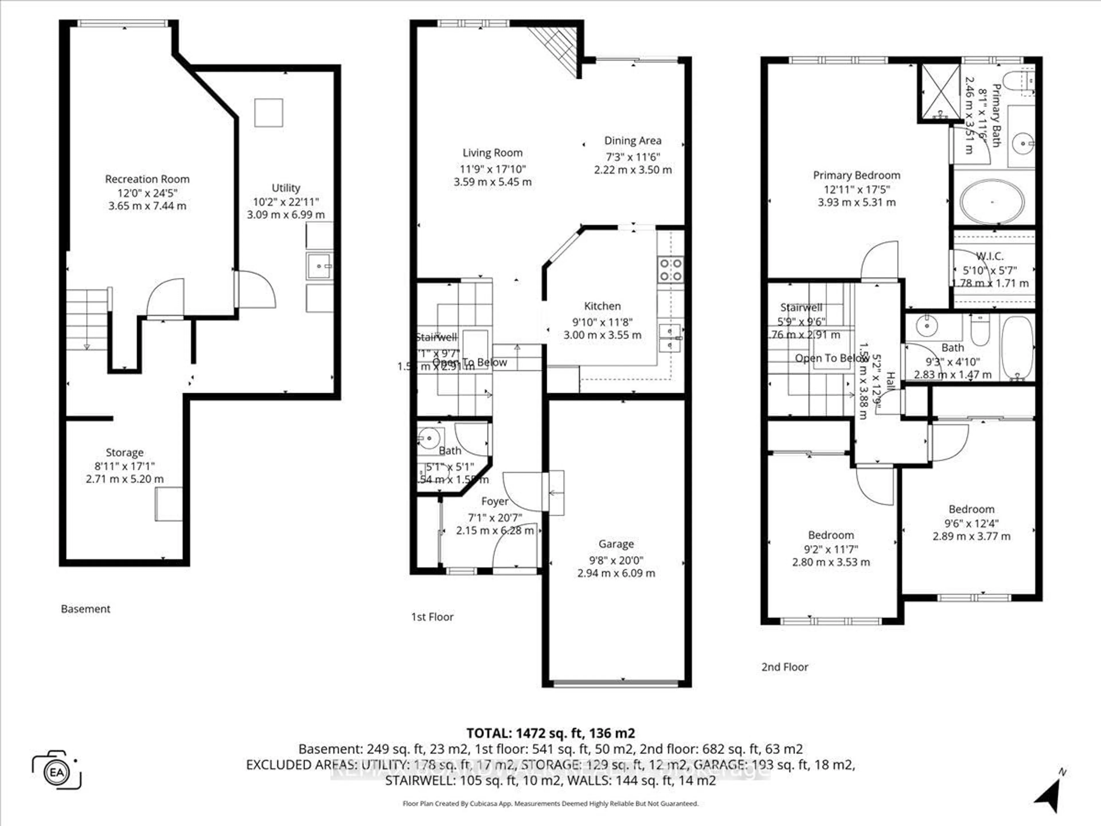 Floor plan for 926 Torino Terr, Orleans Ontario K4A 0R2