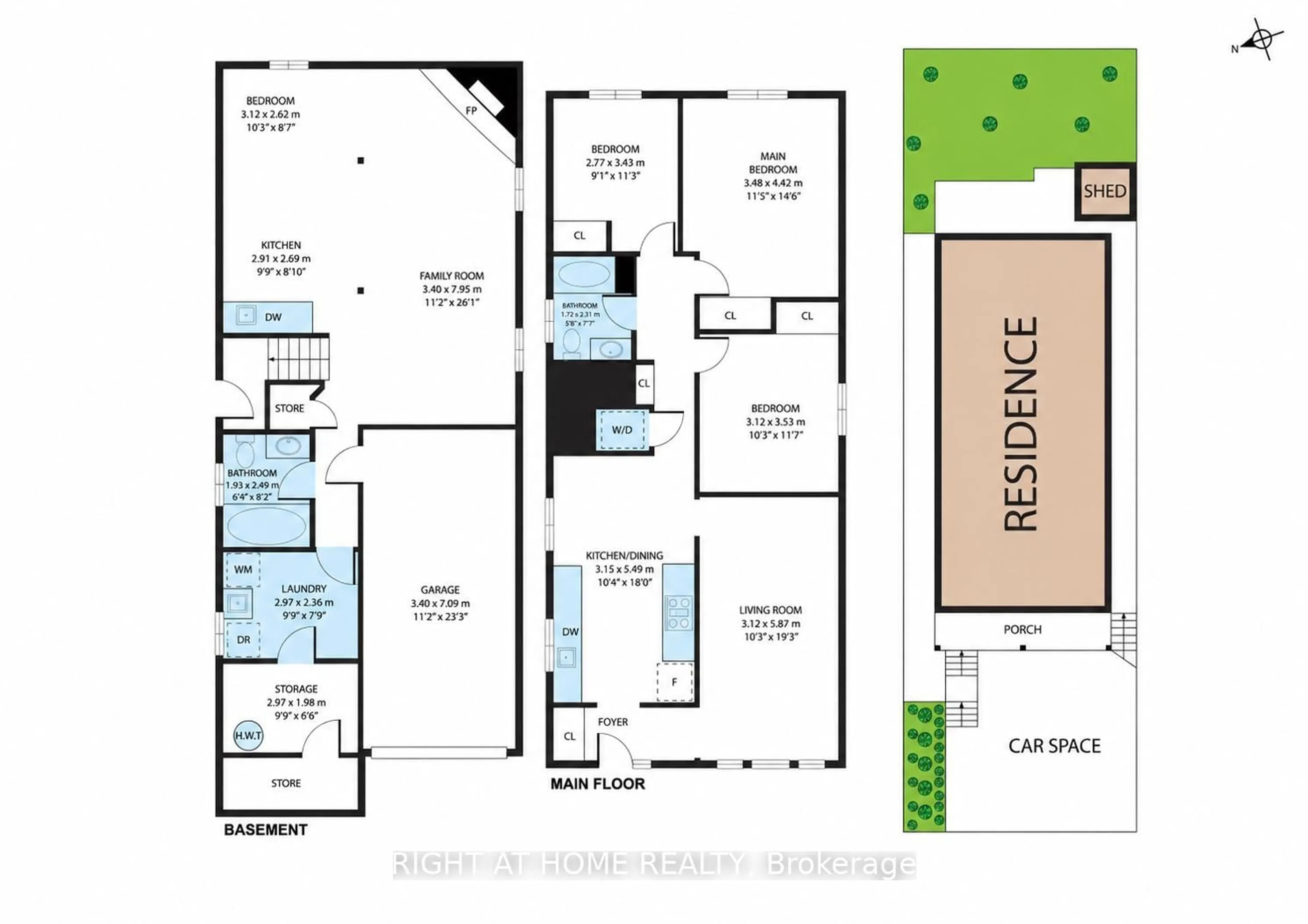 Floor plan for 494 Ferguson Ave, Hamilton Ontario L8L 4Z5