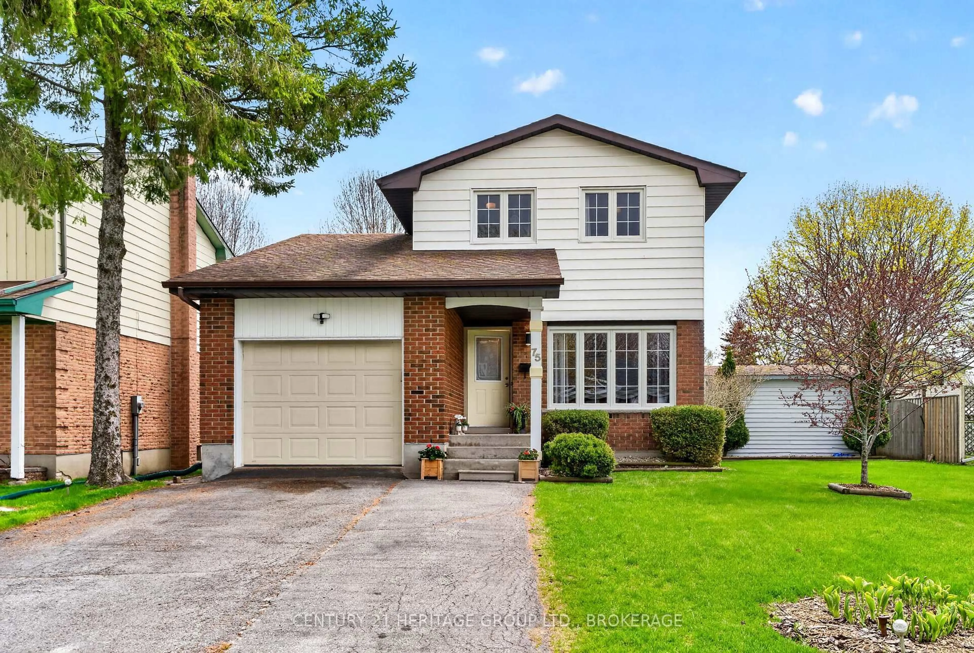 Home with brick exterior material, street for 75 Mortensen Dr, Loyalist Ontario K7N 1W2