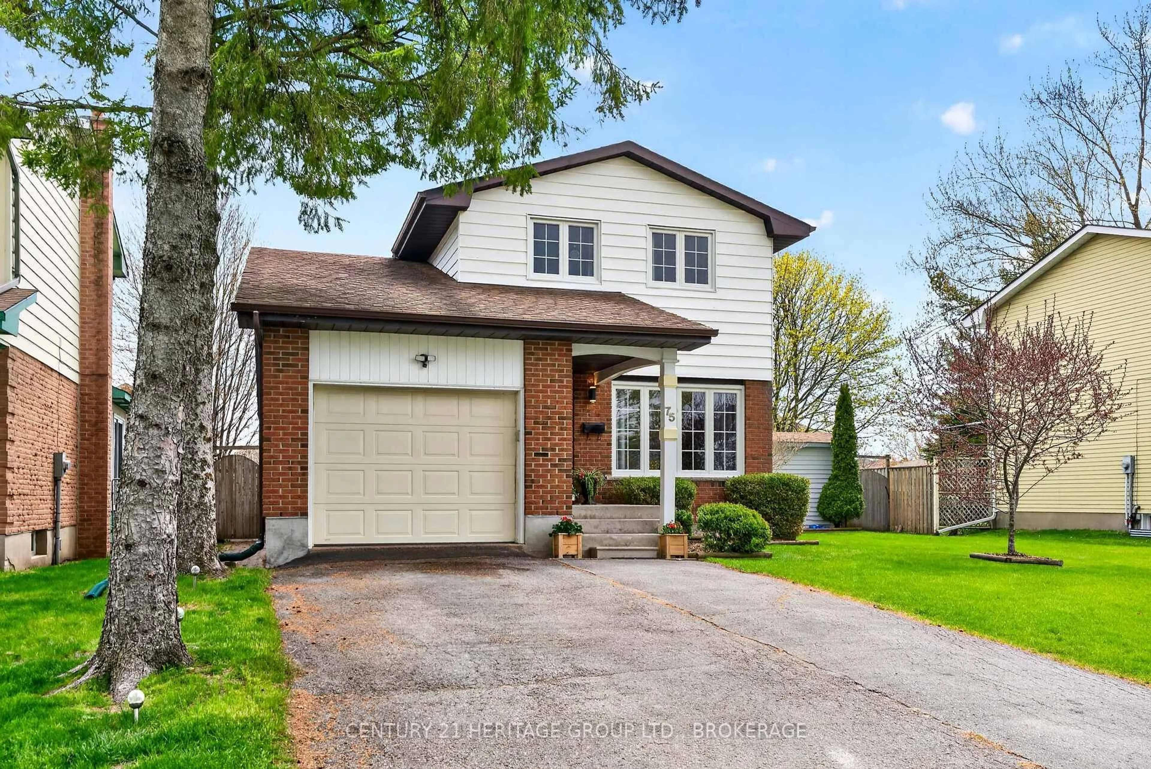 Home with brick exterior material, street for 75 Mortensen Dr, Loyalist Ontario K7N 1W2