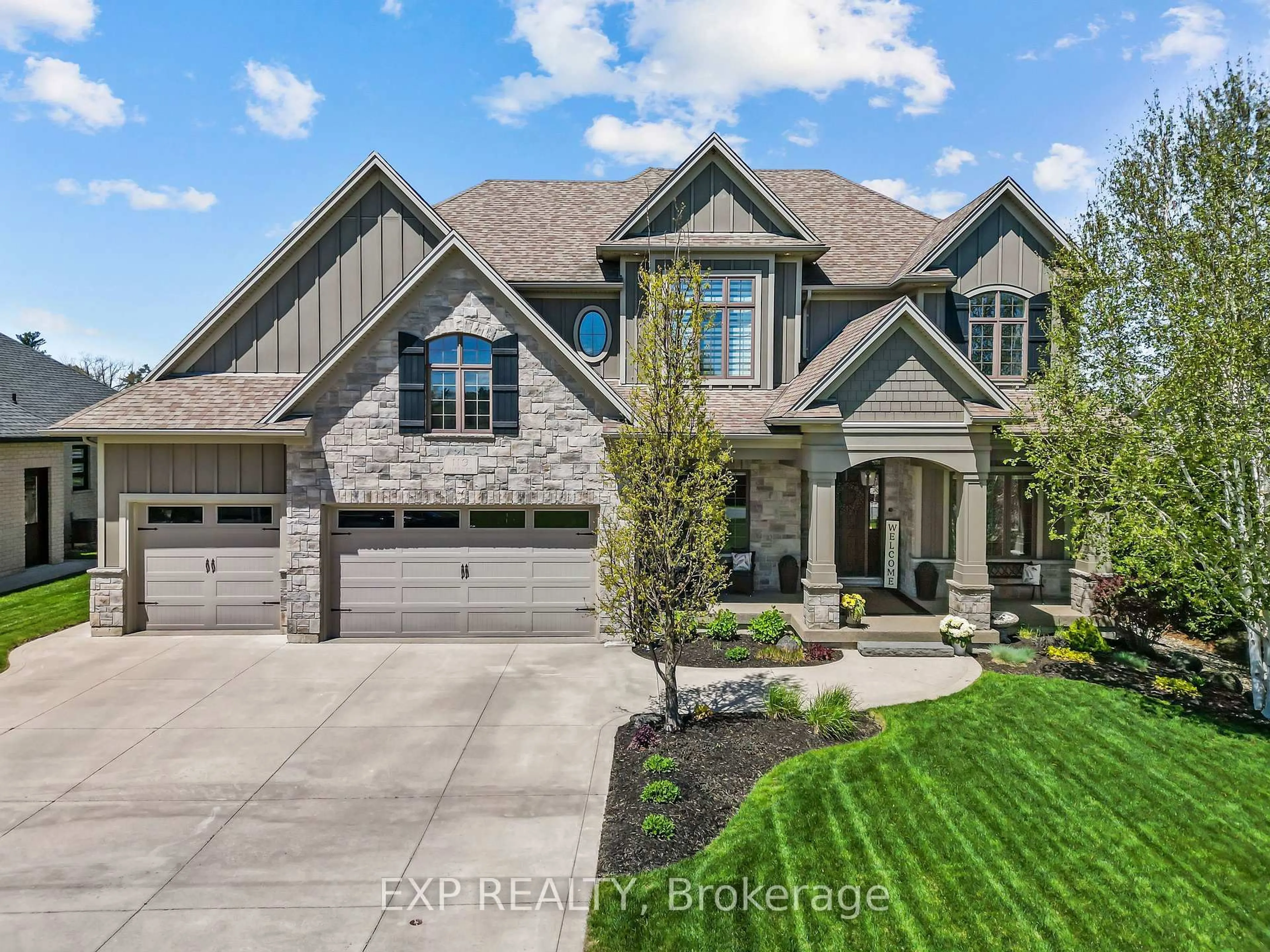 Home with brick exterior material, street for 119 Harris Rd, Middlesex Centre Ontario N0L 1E0