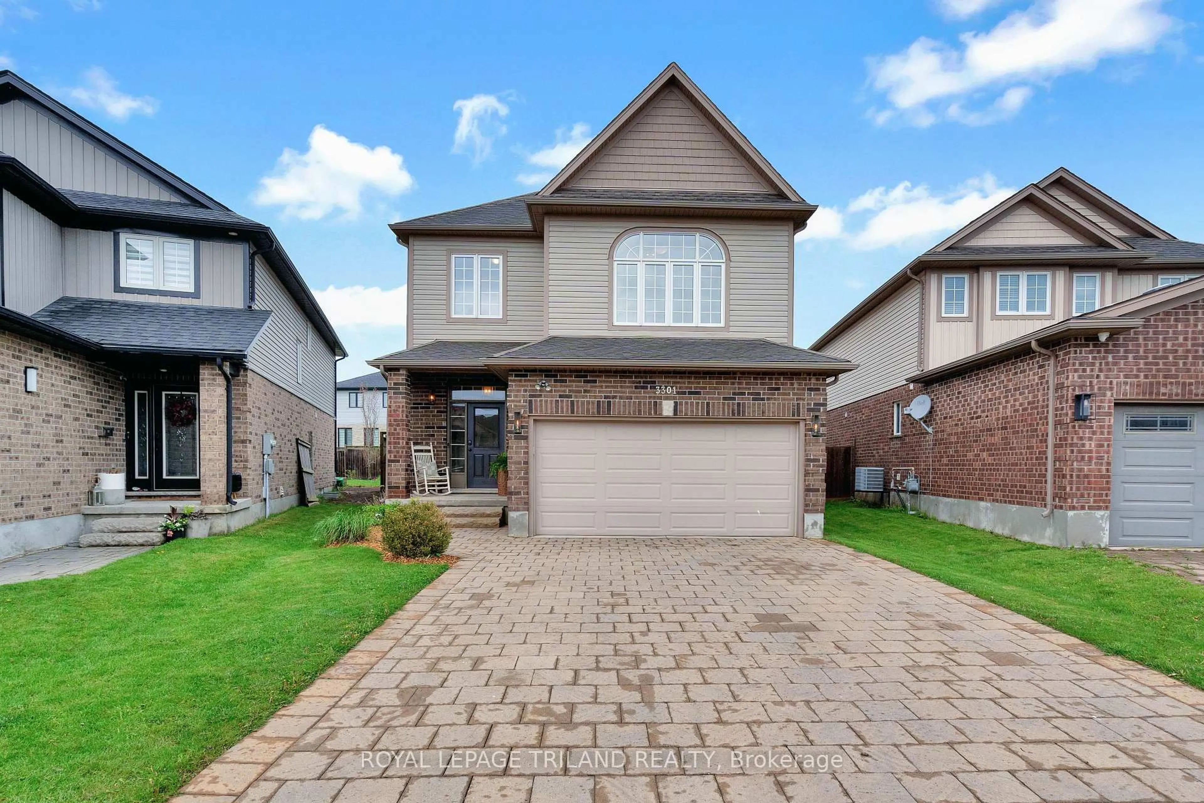 Home with brick exterior material, street for 3301 Casson Way, London South Ontario N6B 0B9