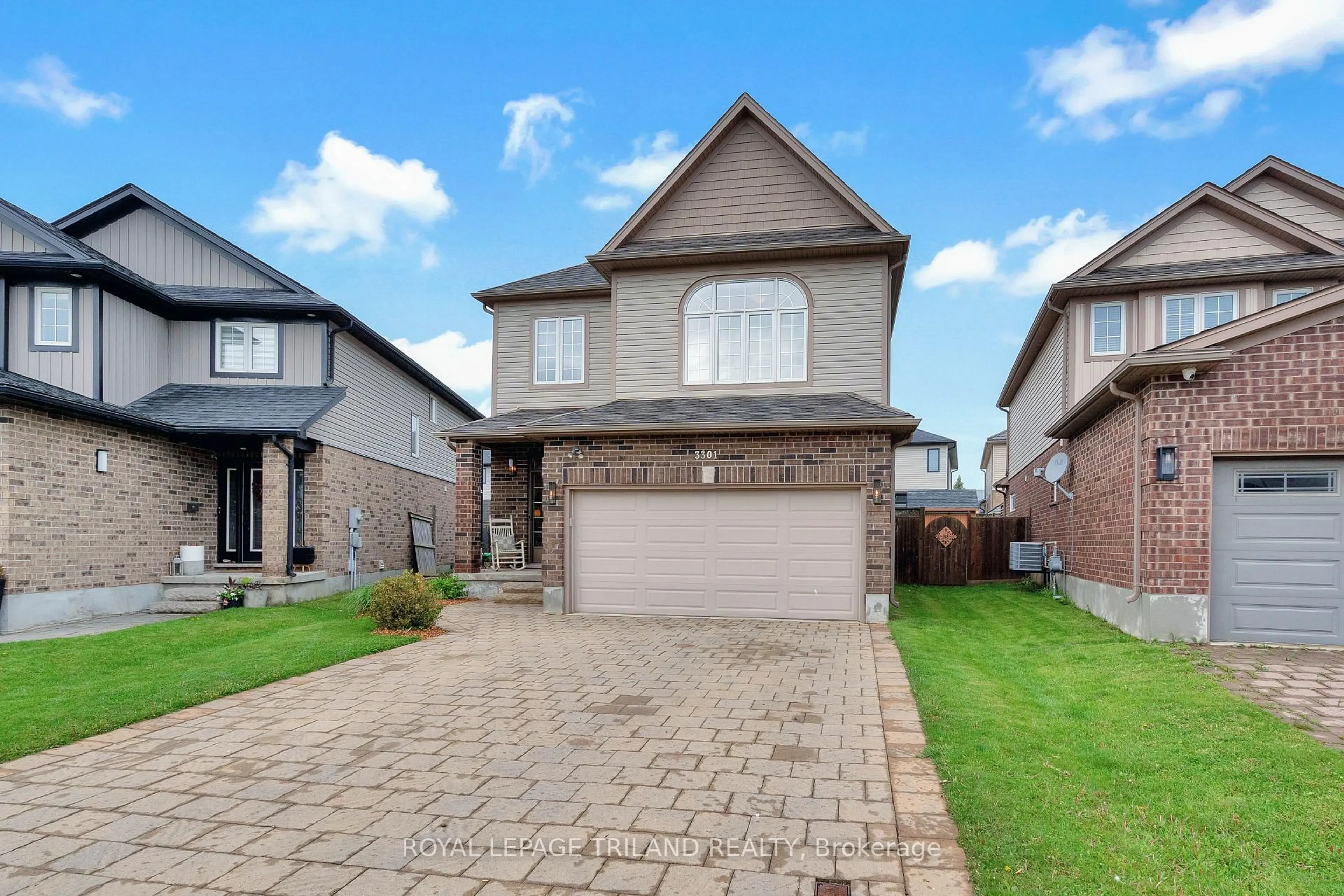 Home with brick exterior material, street for 3301 Casson Way, London South Ontario N6B 0B9