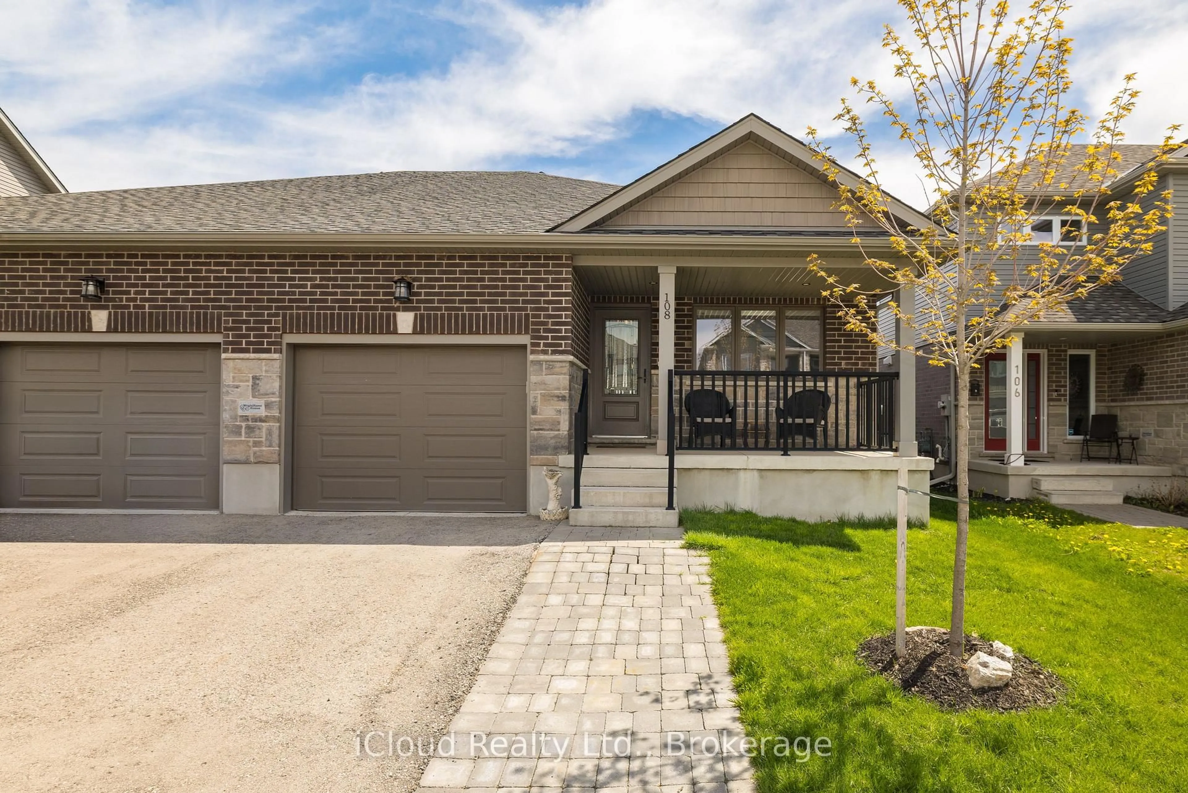 Home with brick exterior material, street for 108 Stephenson Way, Minto Ontario N0G 2P0