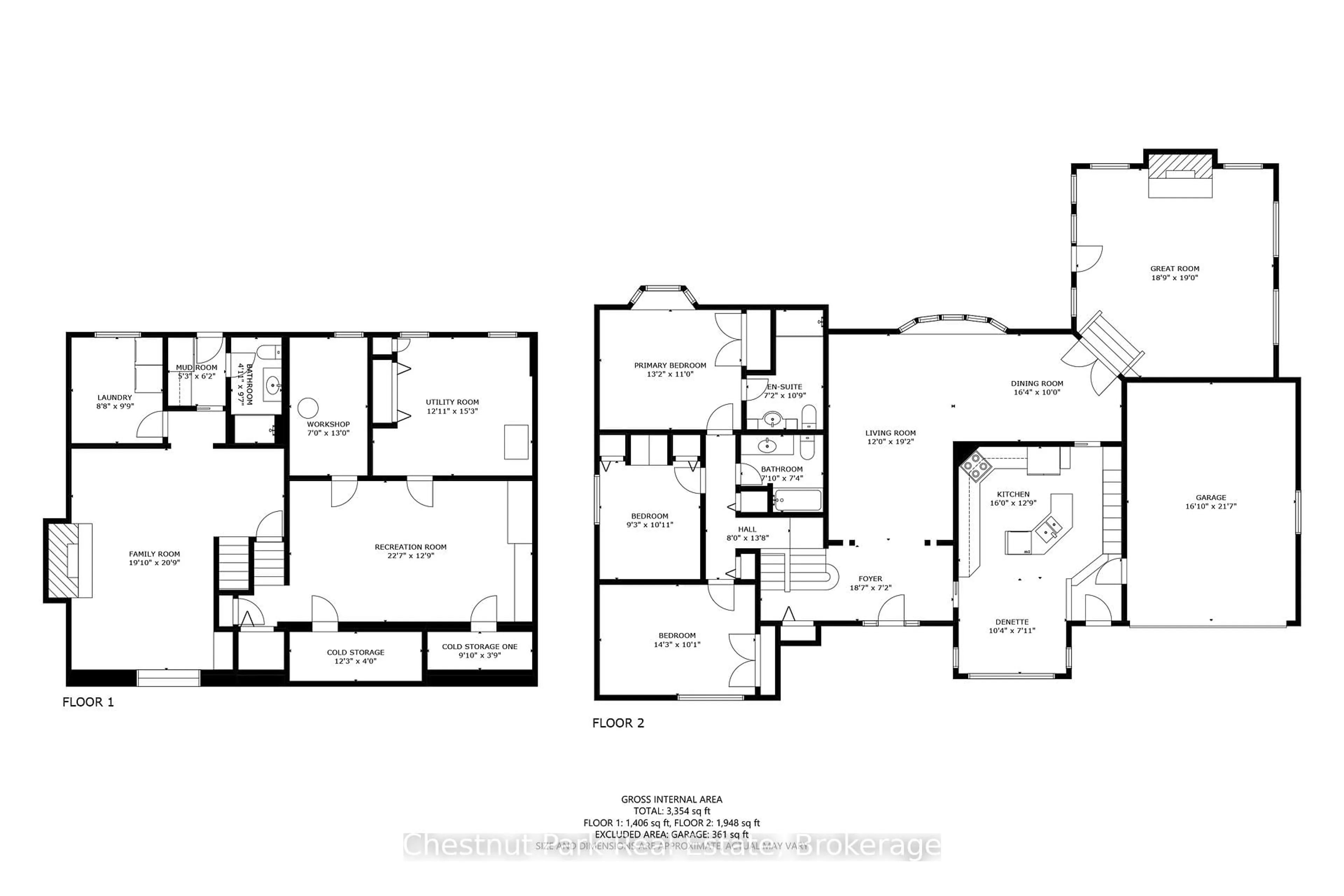 Floor plan for 237868 Inglis Falls Rd, Georgian Bluffs Ontario N4K 5N6