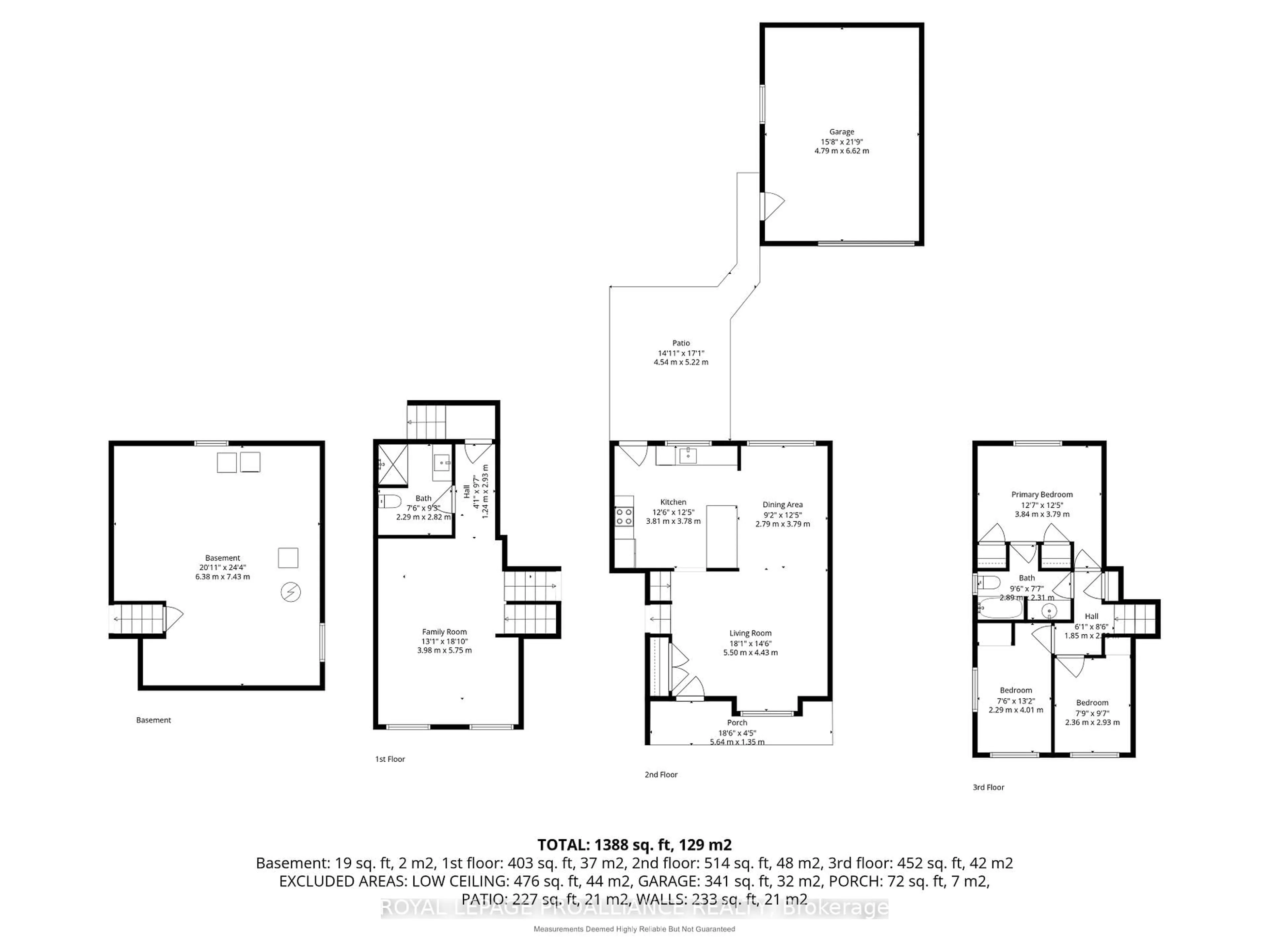Floor plan for 18 Alnet Dr, Belleville Ontario K8P 4V9