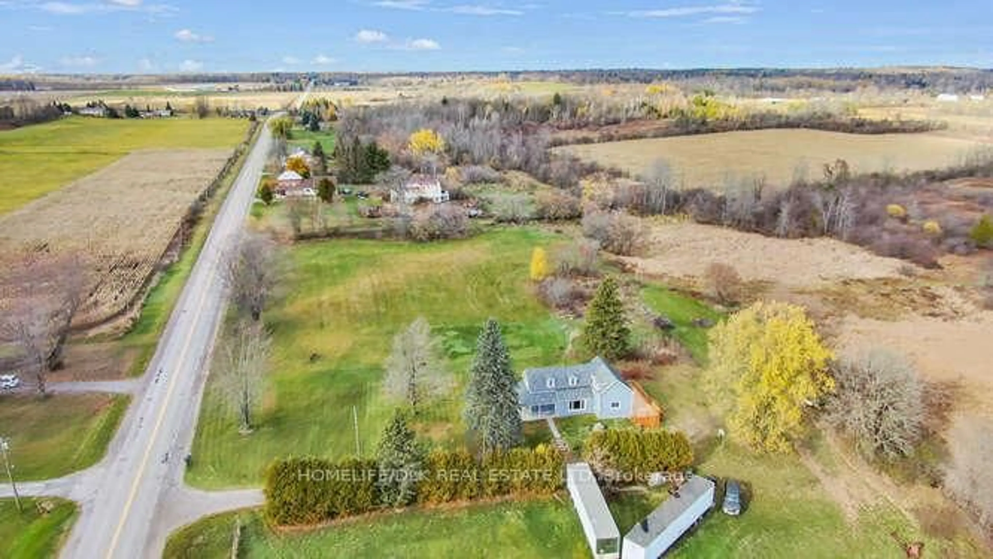 A pic from outside/outdoor area/front of a property/back of a property/a pic from drone, water/lake/river/ocean view for 4861 County Rd 6 Rd, Elizabethtown-Kitley Ontario K6V 5T5