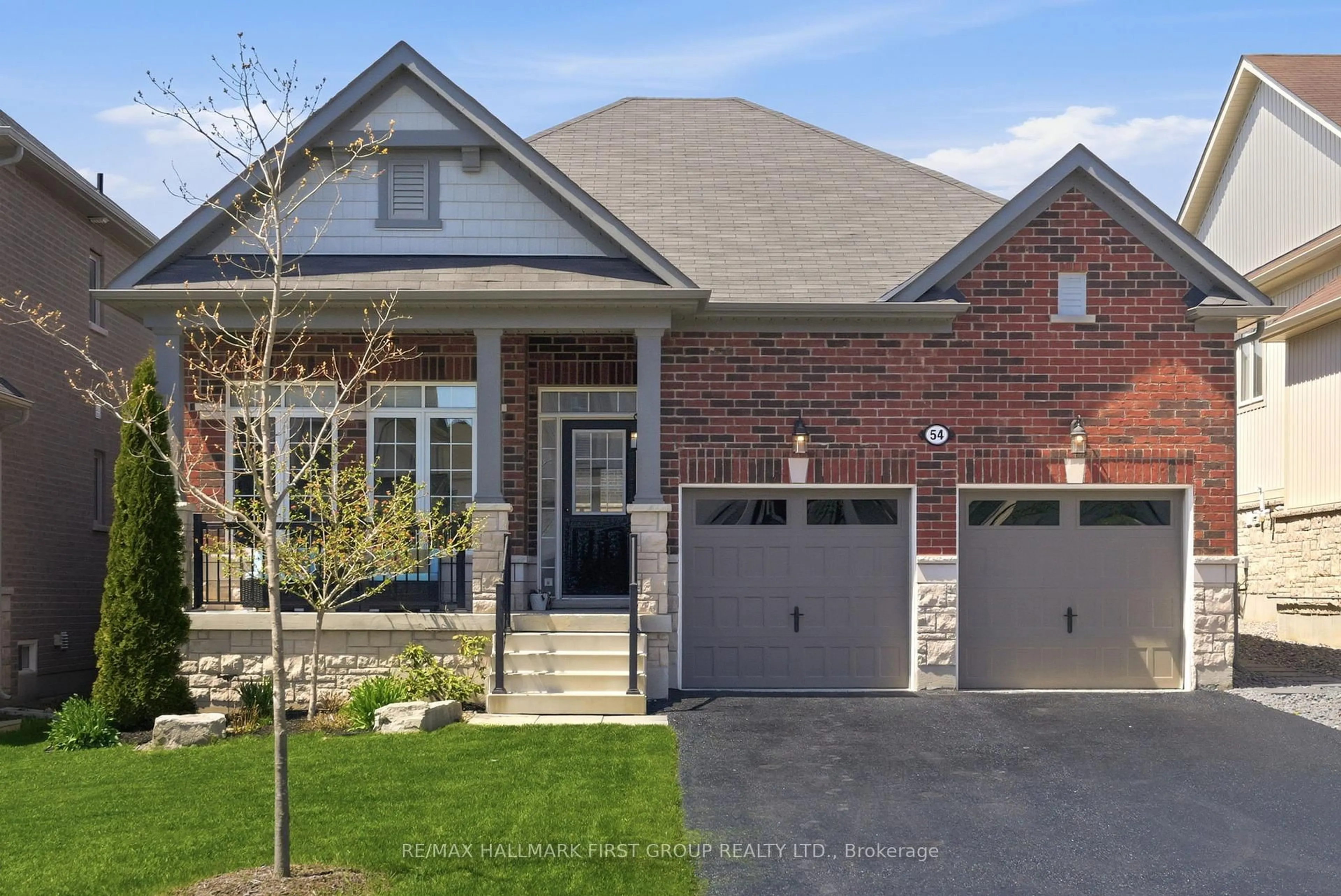 Home with brick exterior material, street for 54 Horizon Ave, Cavan Monaghan Ontario L0A 1G0
