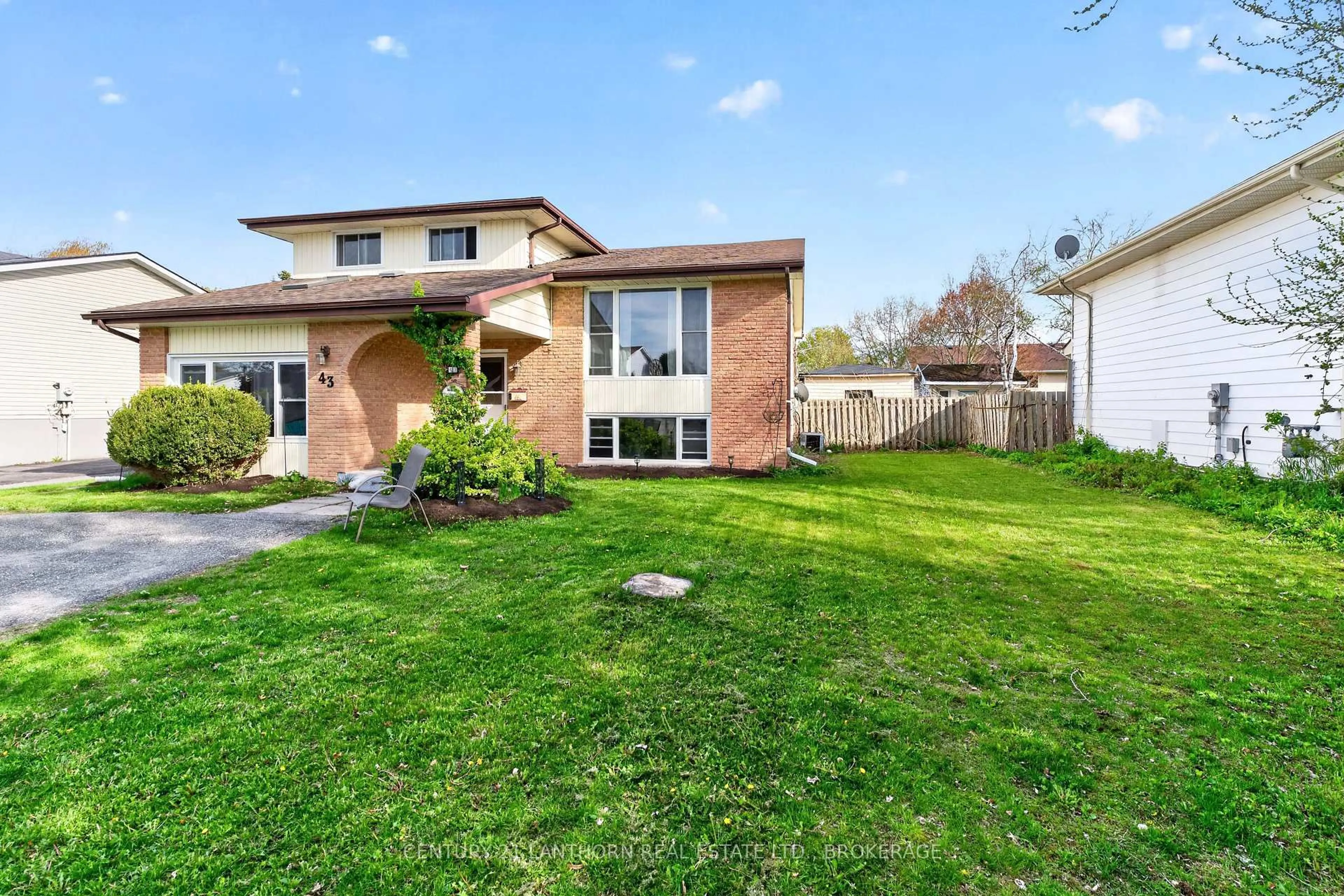 Home with brick exterior material, street for 43 Mortensen Dr, Loyalist Ontario K7N 1W2