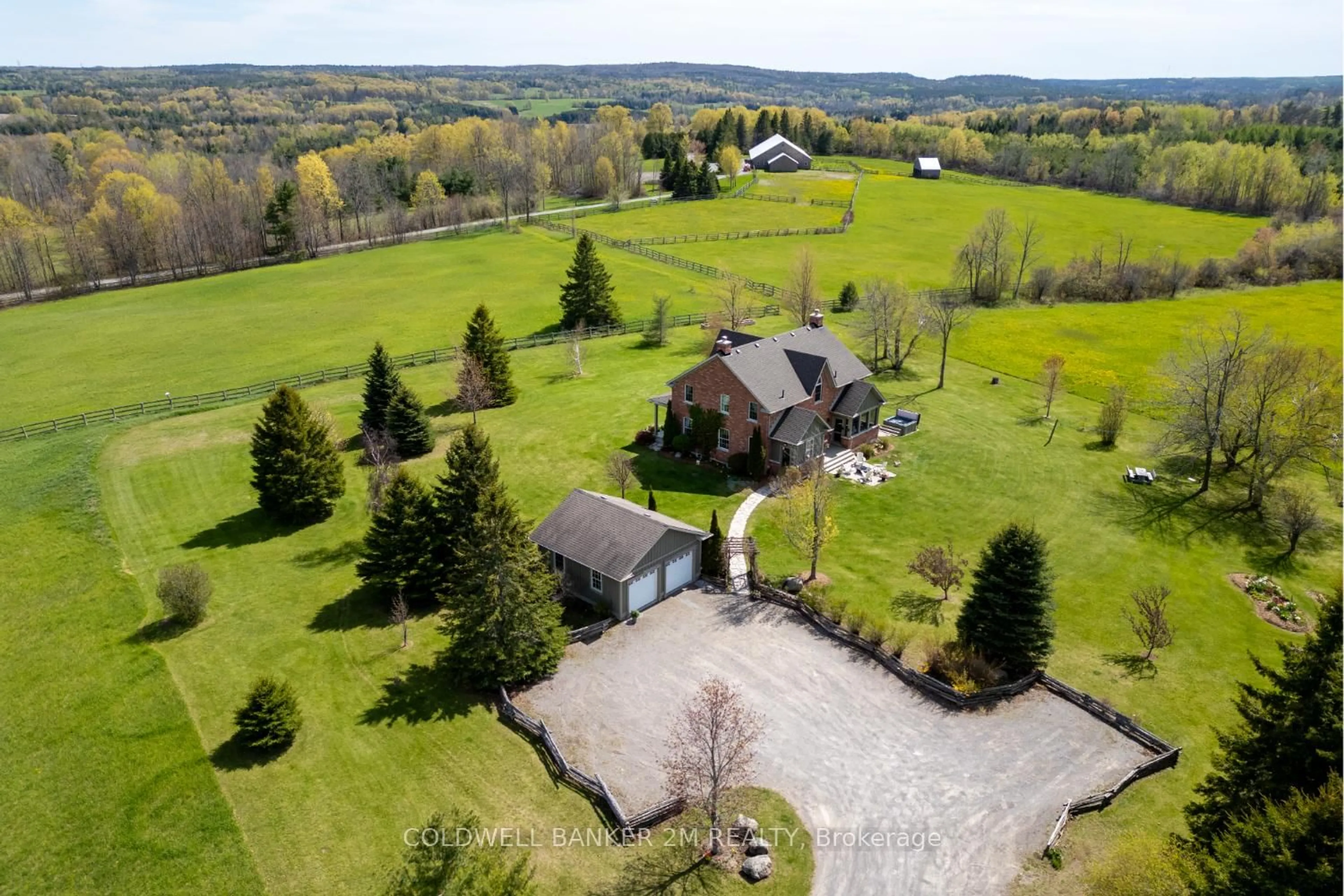 A pic from outside/outdoor area/front of a property/back of a property/a pic from drone, unknown for 268 Leach Rd, Alnwick/Haldimand Ontario K0K 2X0