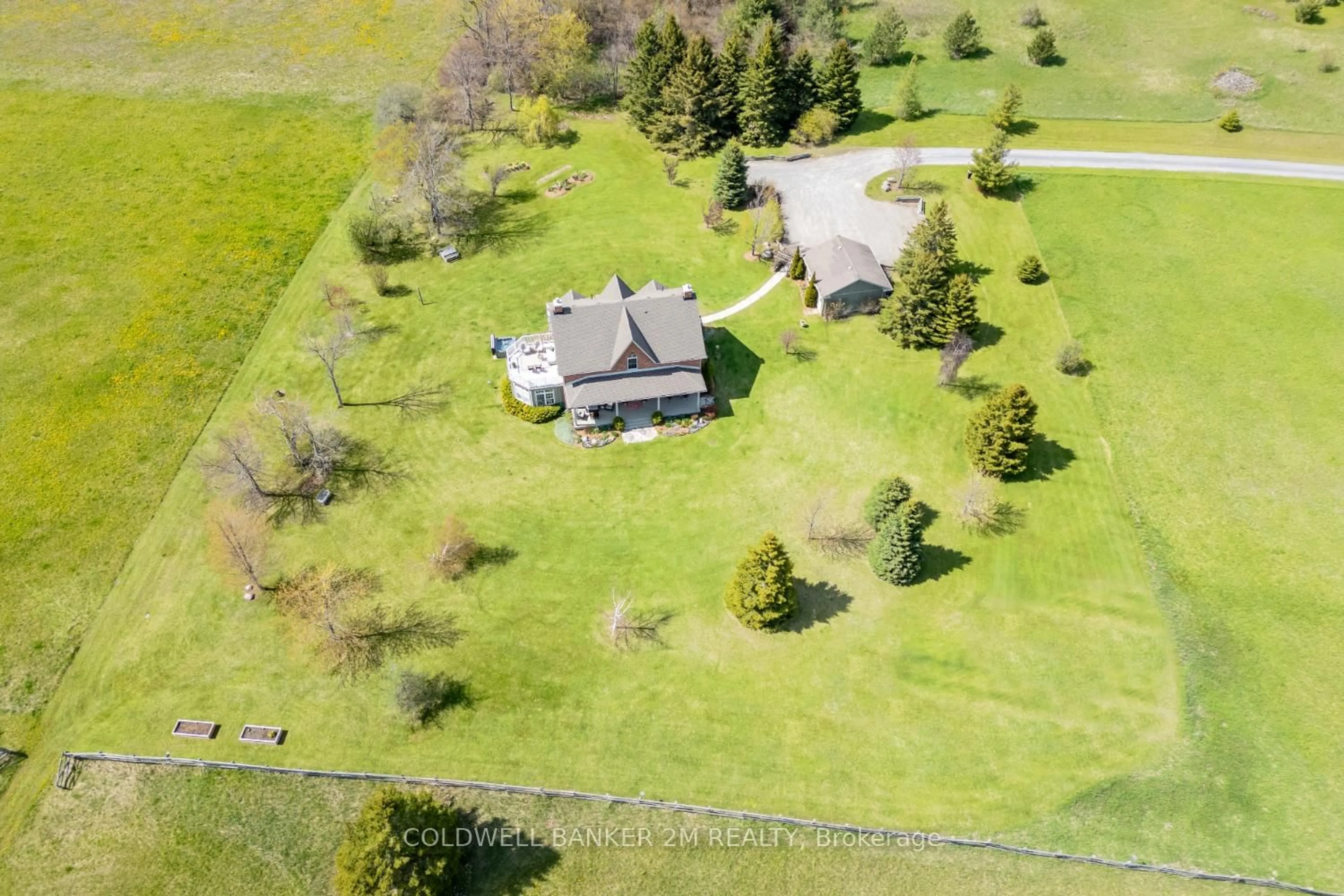 A pic from outside/outdoor area/front of a property/back of a property/a pic from drone, unknown for 268 Leach Rd, Alnwick/Haldimand Ontario K0K 2X0