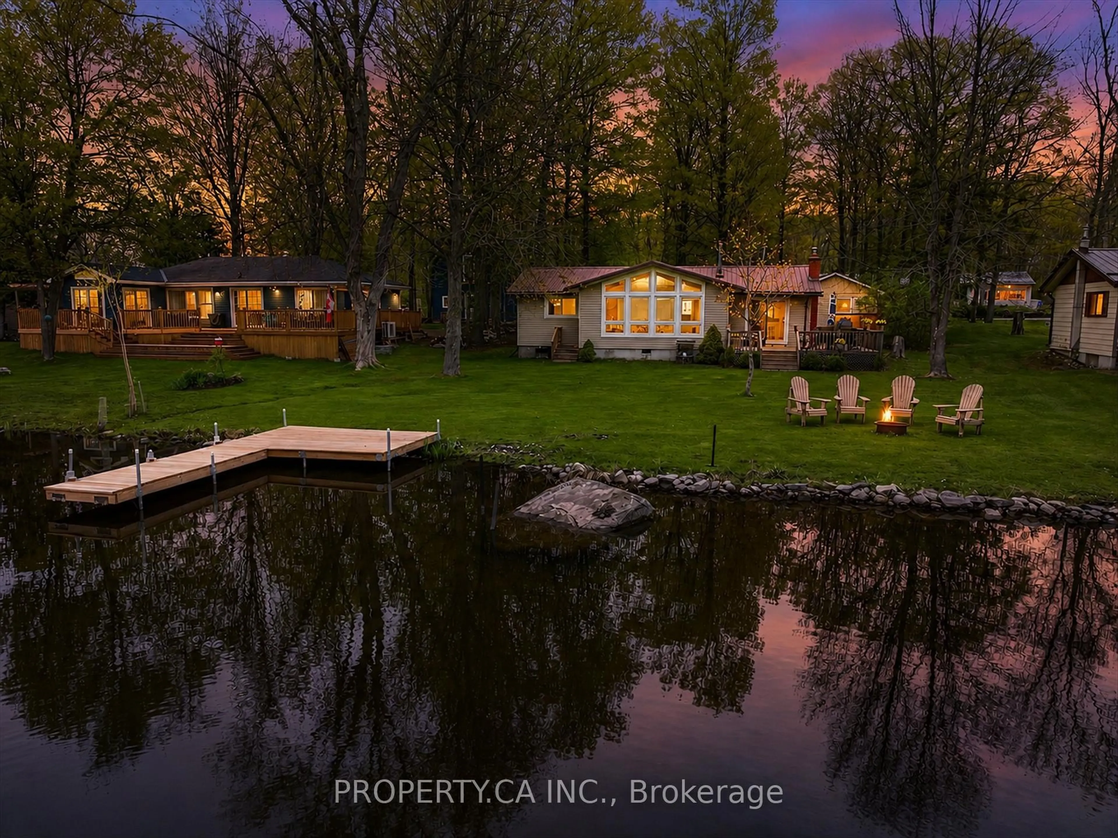 A pic from outside/outdoor area/front of a property/back of a property/a pic from drone, water/lake/river/ocean view for 186 Cedar Shores Dr, Trent Hills Ontario K0L 1Z0