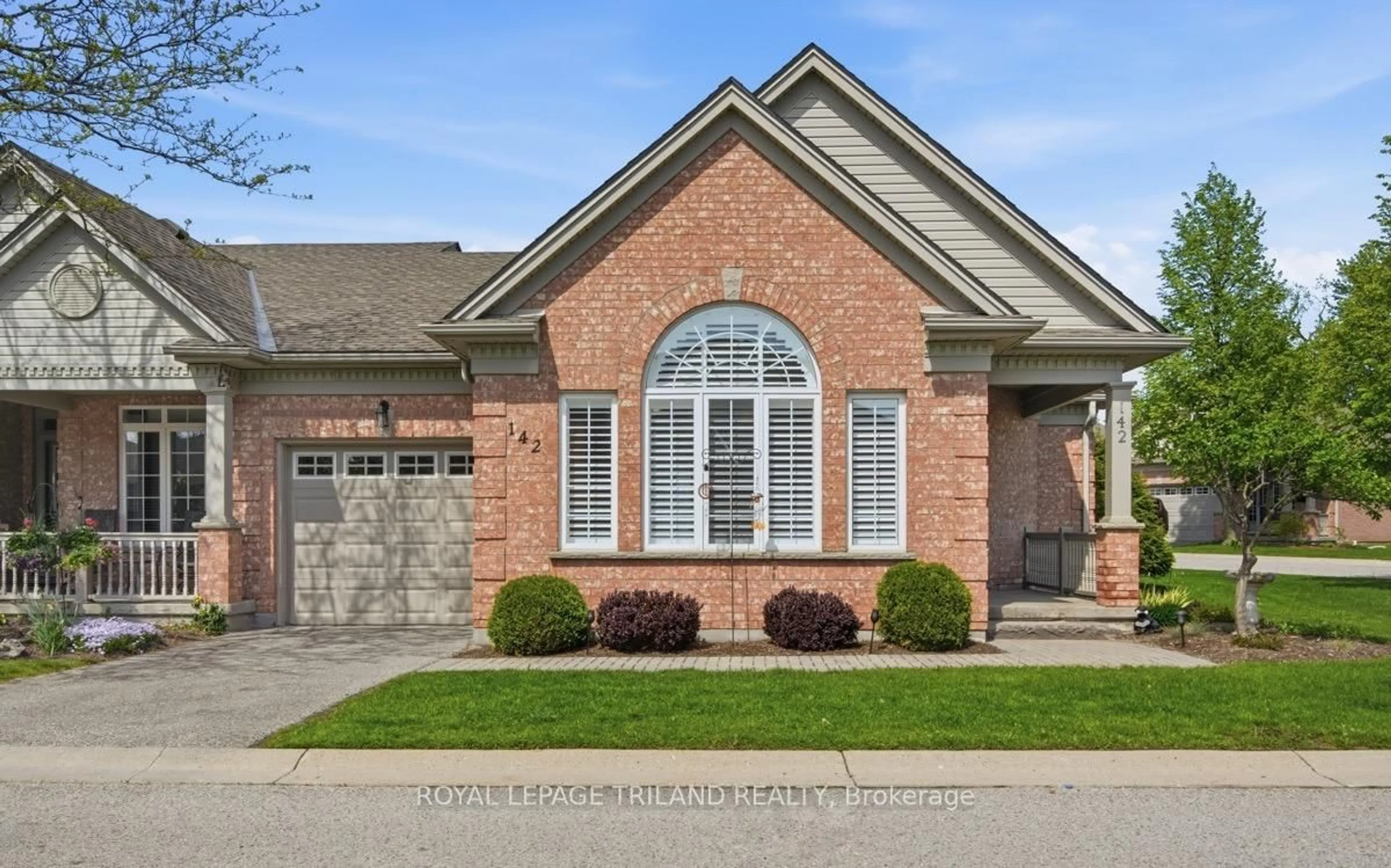 Home with brick exterior material, street for 2025 Meadowgate Blvd #142, London South Ontario N6M 1K9