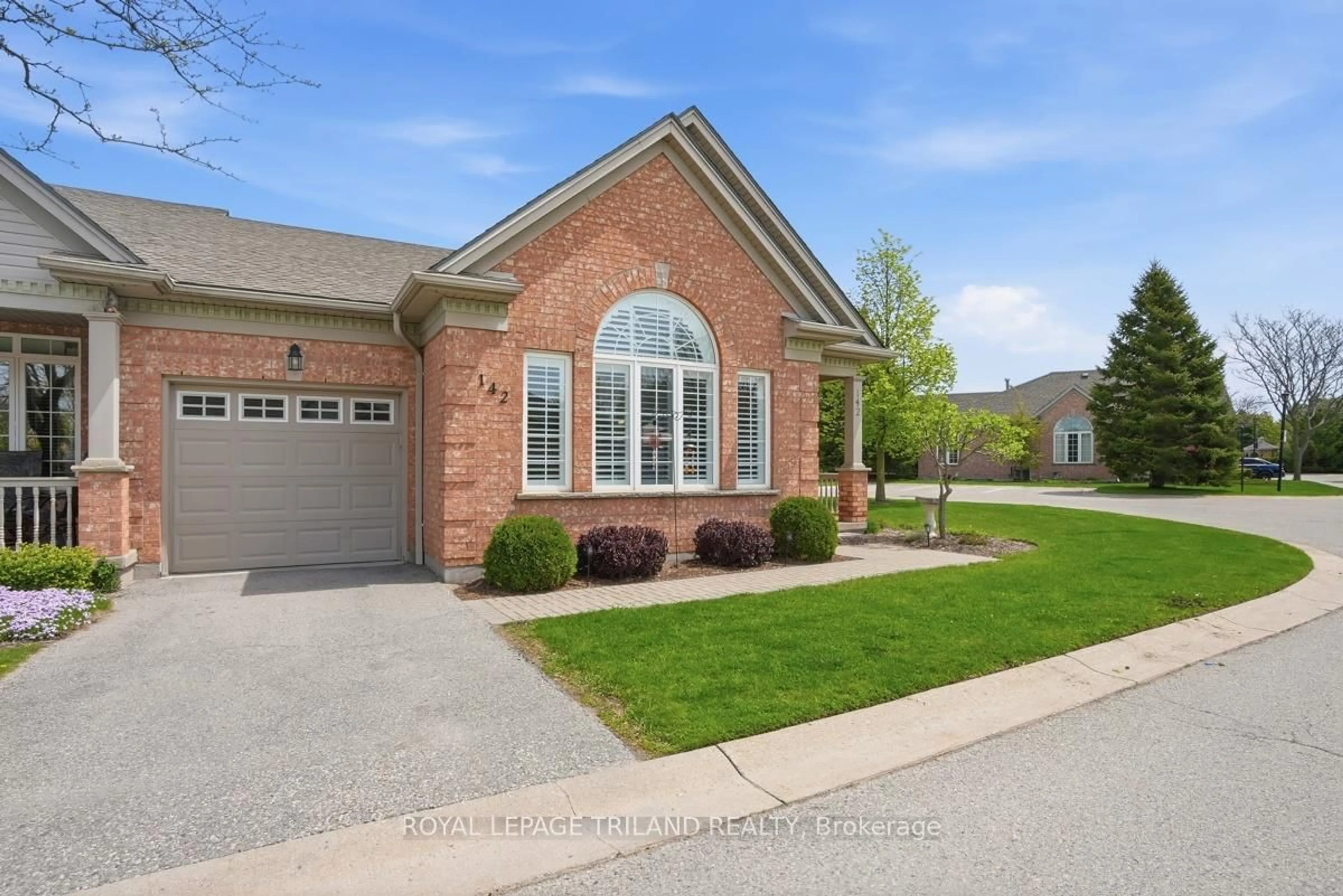 Home with brick exterior material, street for 2025 Meadowgate Blvd #142, London South Ontario N6M 1K9