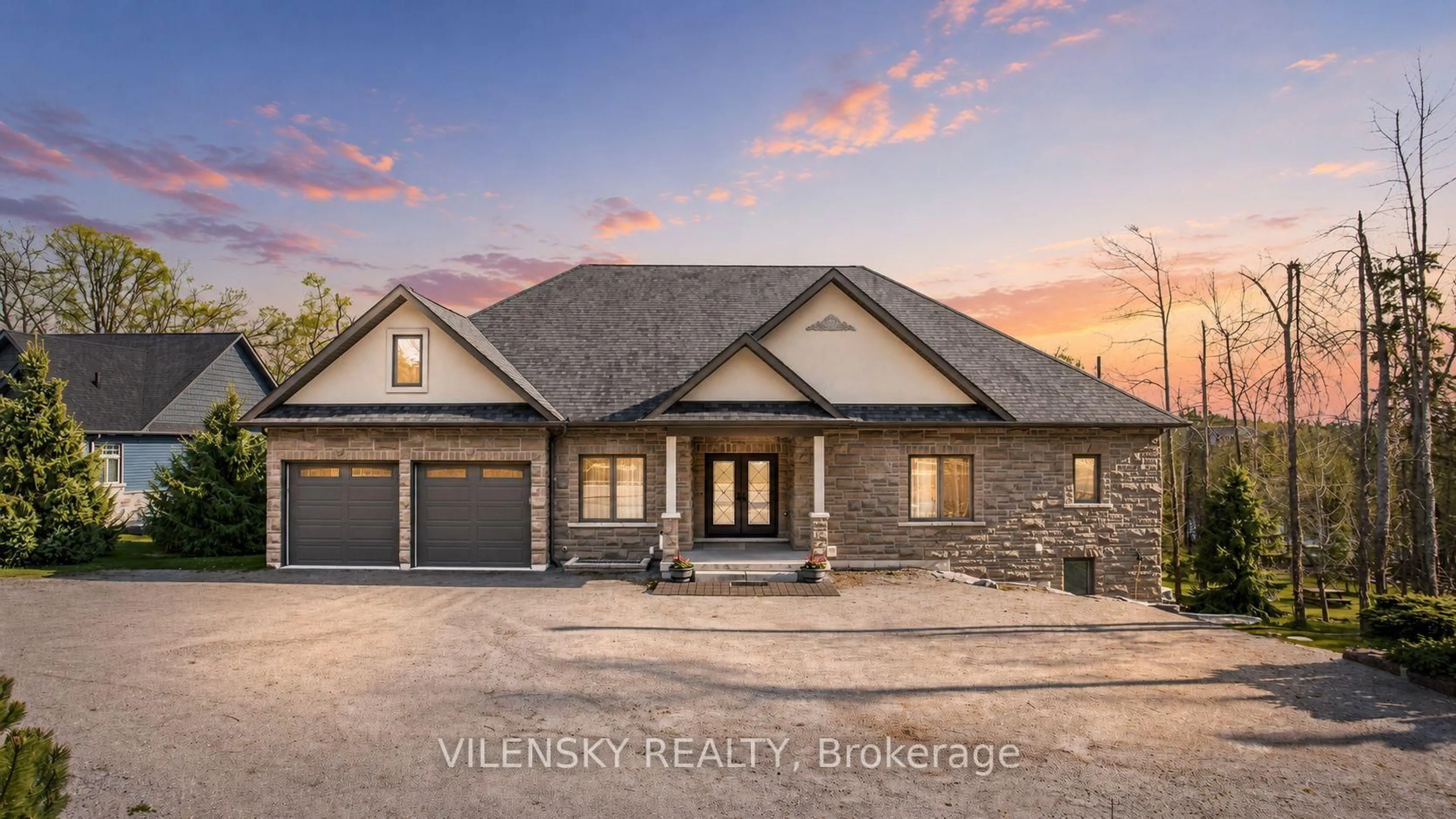 Home with brick exterior material, building for 268 Balsam Lake Dr, Kawartha Lakes Ontario K0M 2B0