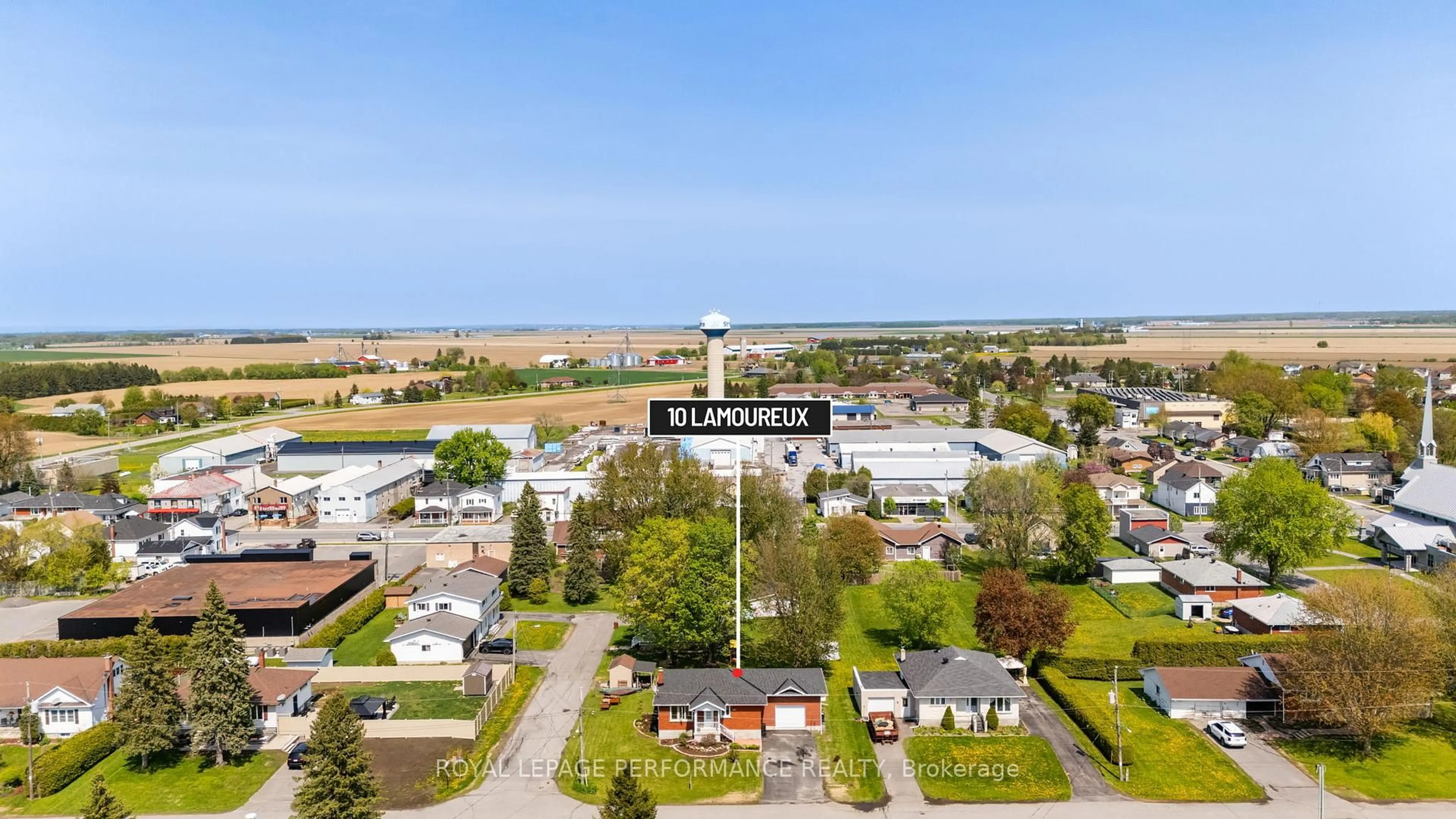 A pic from outside/outdoor area/front of a property/back of a property/a pic from drone, building for 10 Lamoureux St, The Nation Ontario K0C 2B0