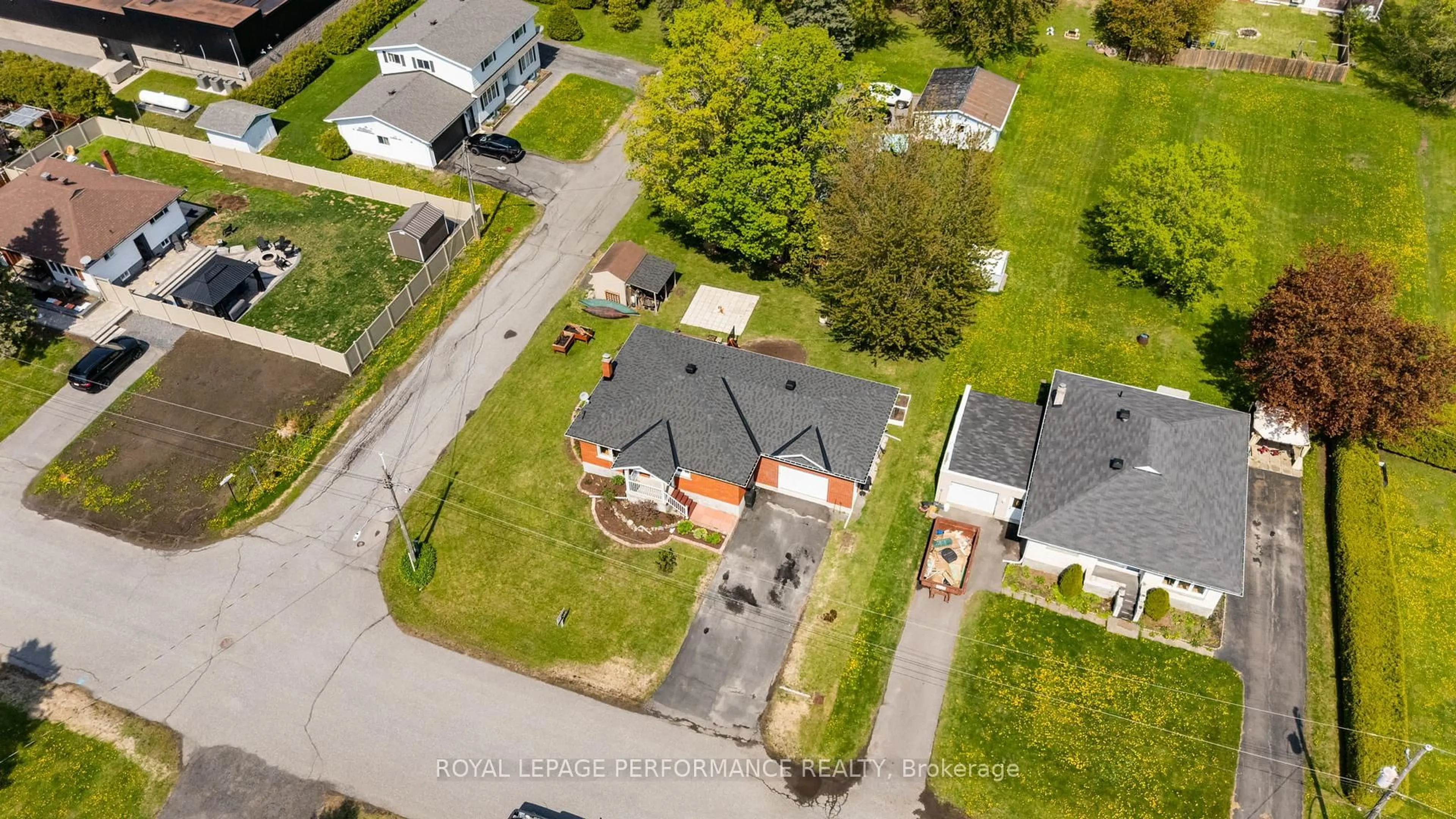 A pic from outside/outdoor area/front of a property/back of a property/a pic from drone, street for 10 Lamoureux St, The Nation Ontario K0C 2B0