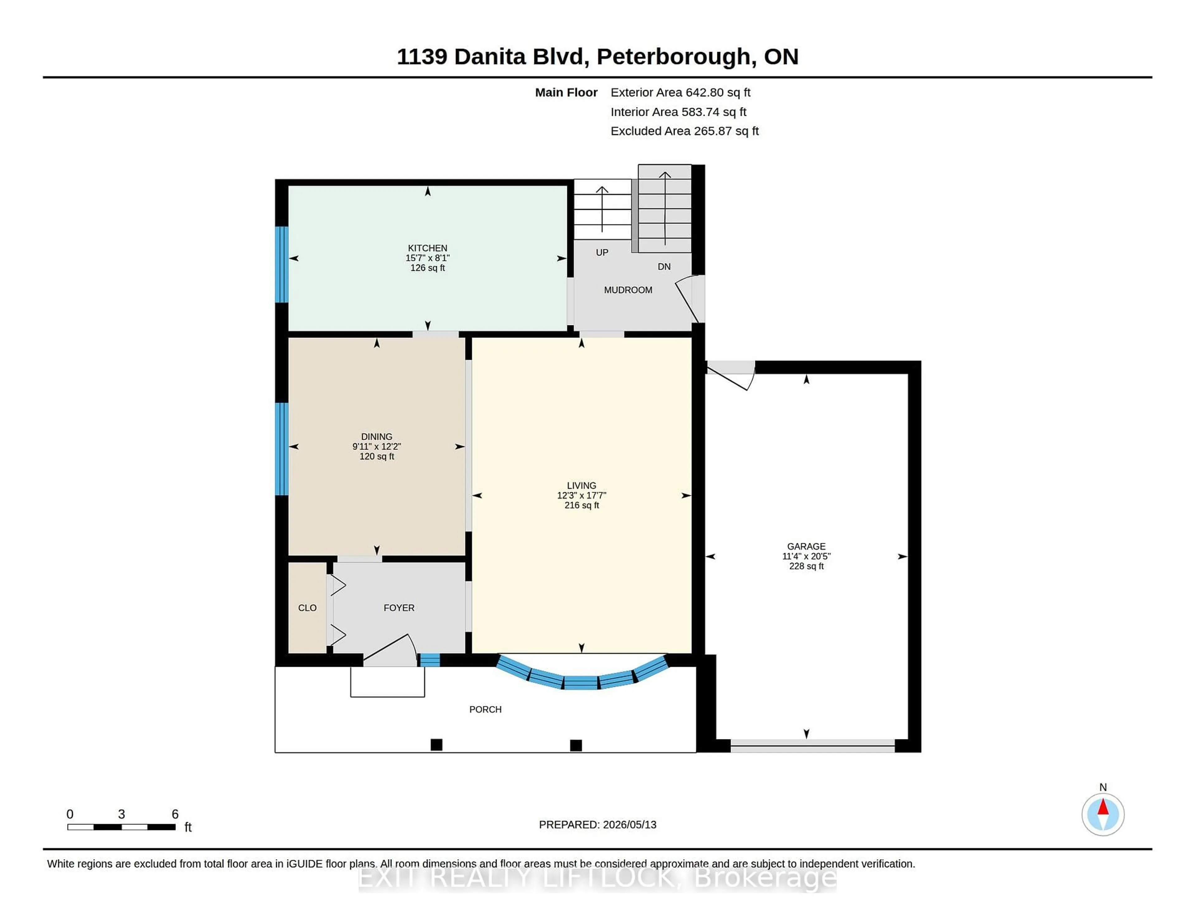 Floor plan for 1139 Danita Blvd, Peterborough Ontario K9J 7J9