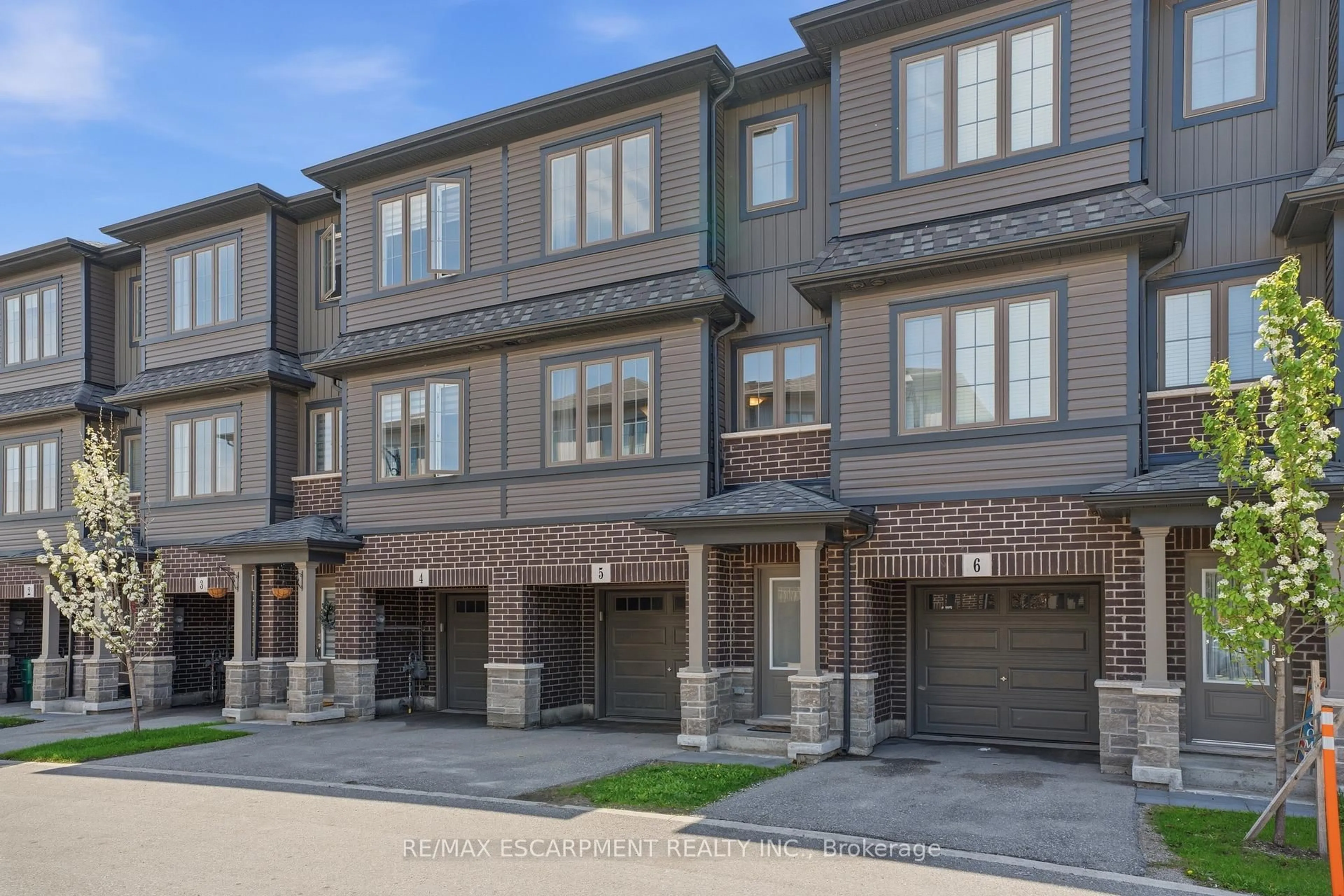 Home with brick exterior material, street for 124 Compass Tr #Unit 5, Cambridge Ontario N3E 0E3