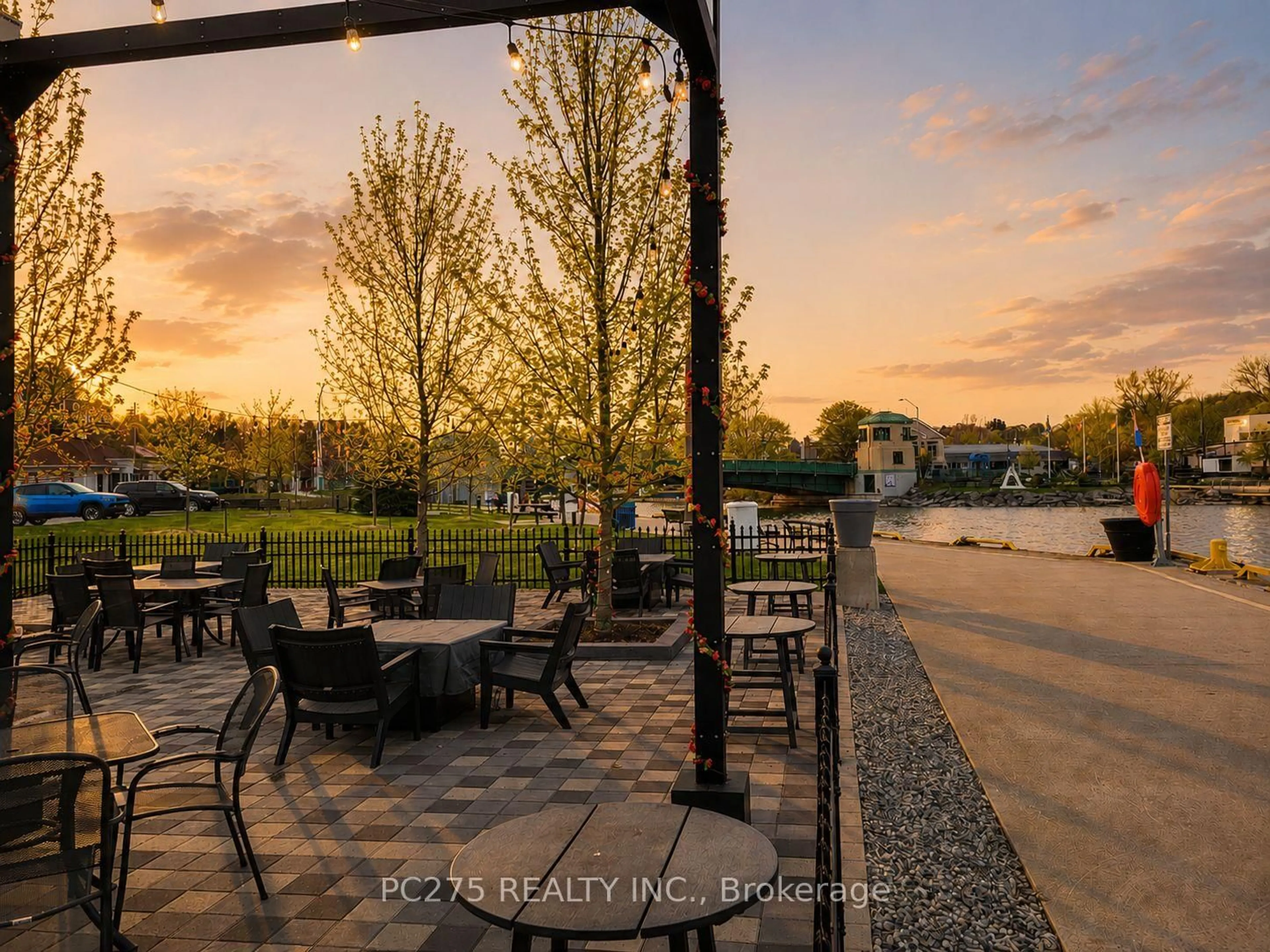 Patio, water/lake/river/ocean view for 301 Carlow Rd #24, Central Elgin Ontario N5L 1B7