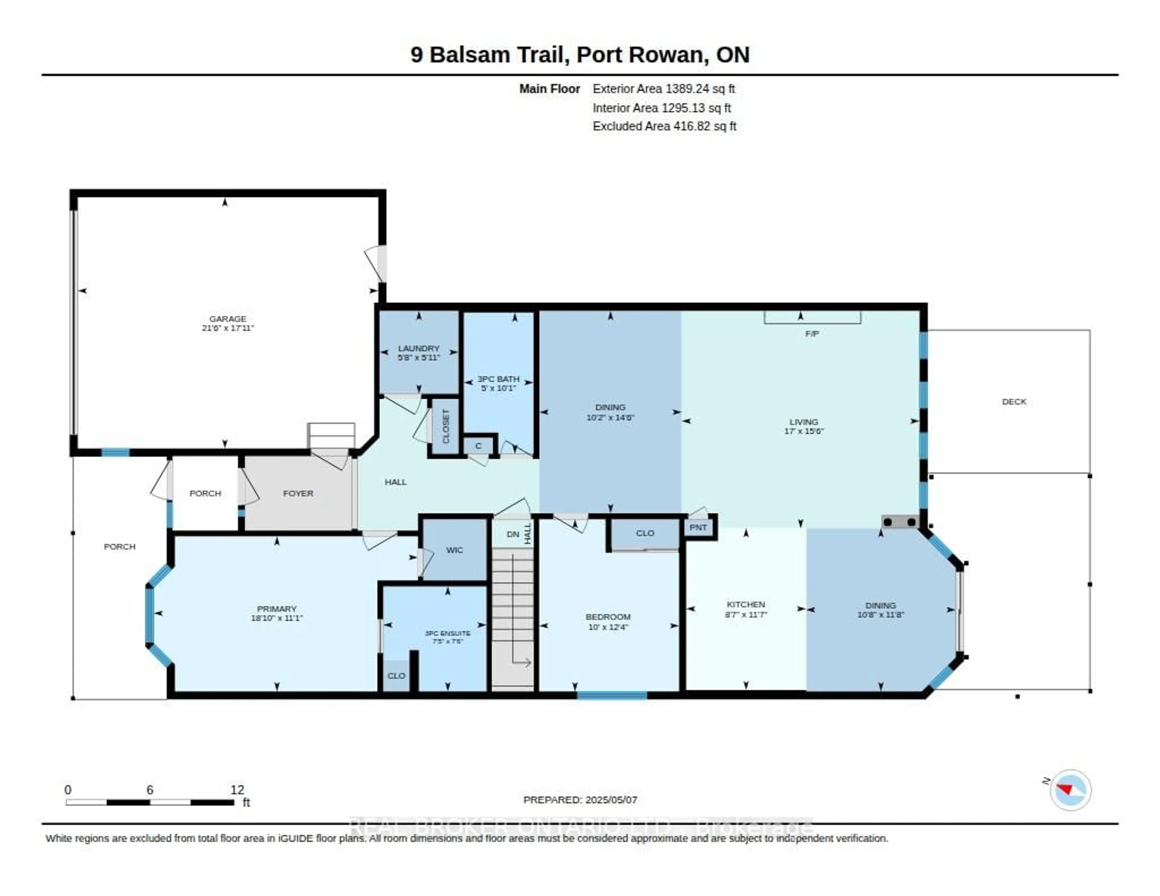 Floor plan for 9 Balsam Tr, Norfolk Ontario N0E 1M0