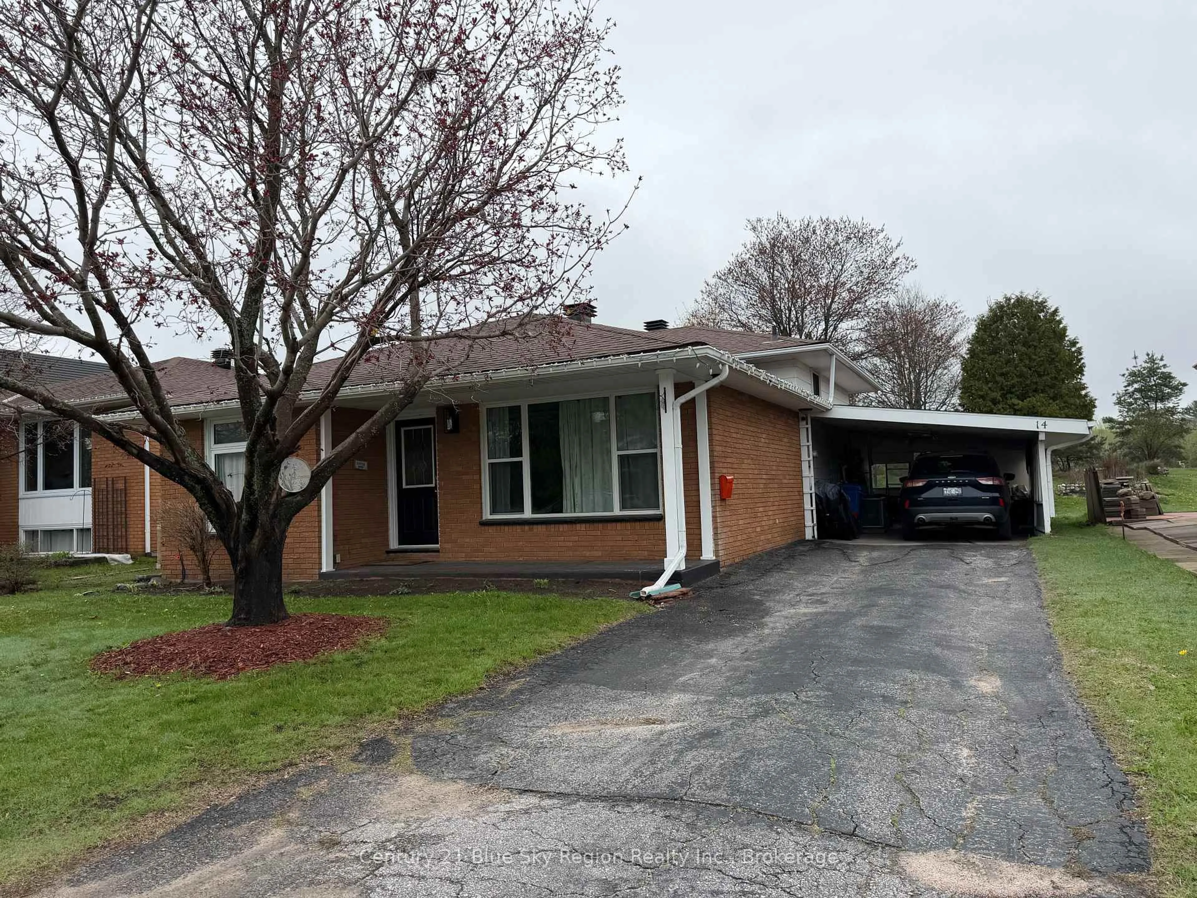 Home with brick exterior material, street for 14 Marshall Park Dr, North Bay Ontario P1A 3L1