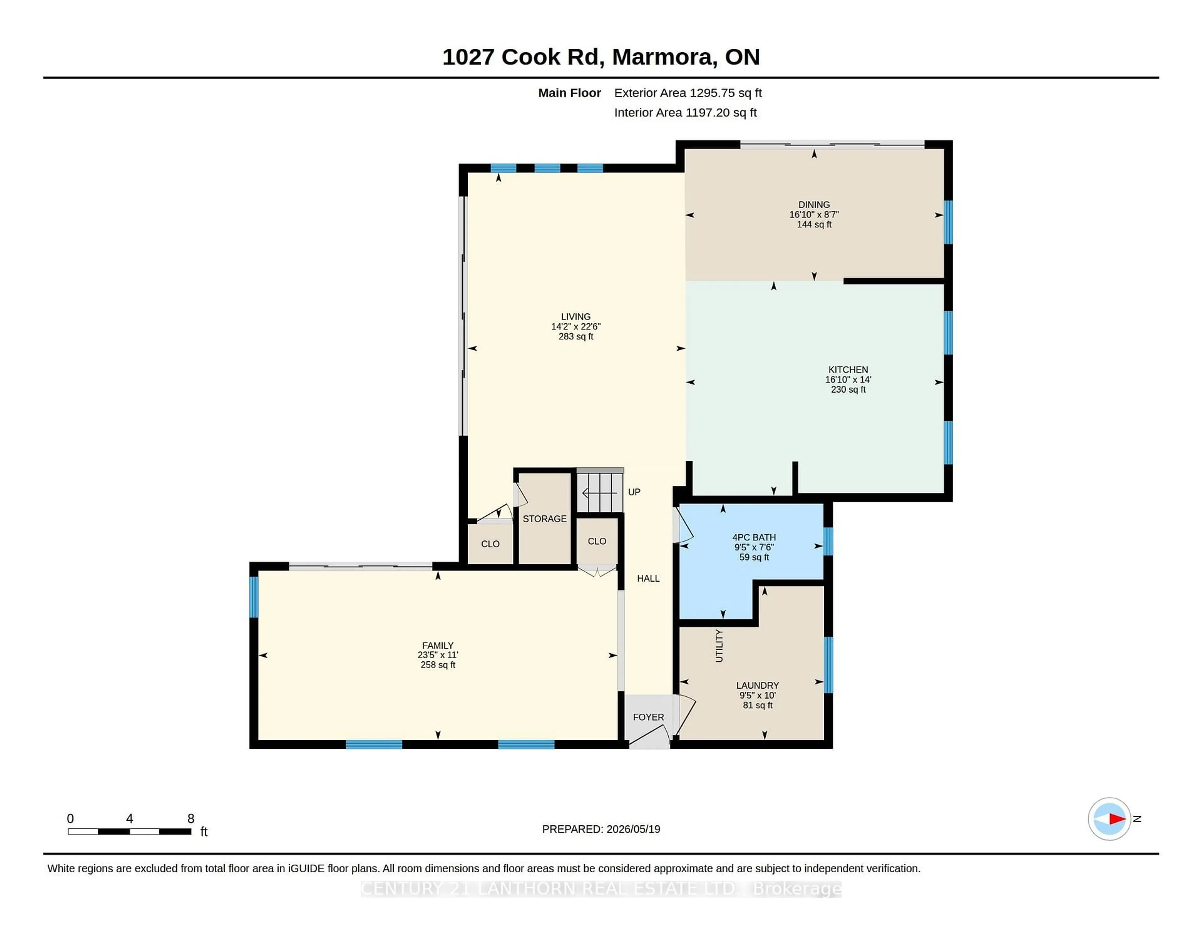Floor plan for 1027 Cook Rd, Limoges Ontario K0K 2M0