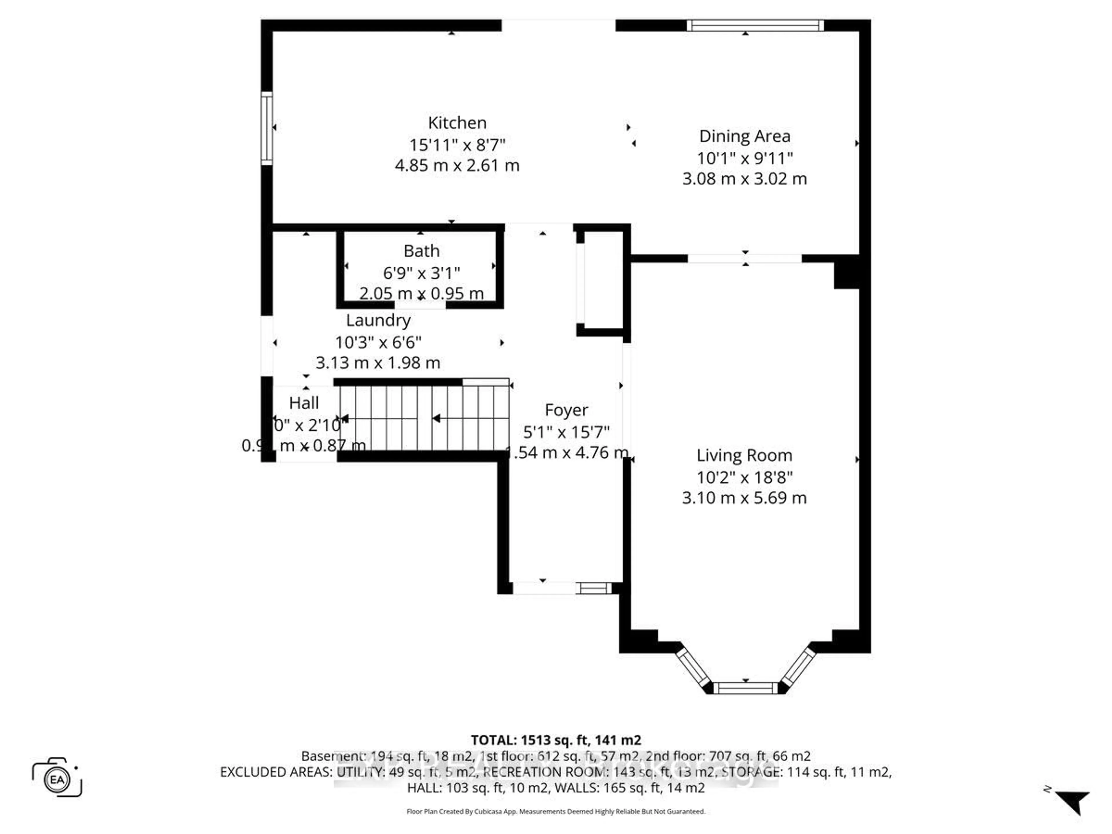 Floor plan for 1073 ST GERMAIN Cres, Ottawa Ontario K1C 2L7