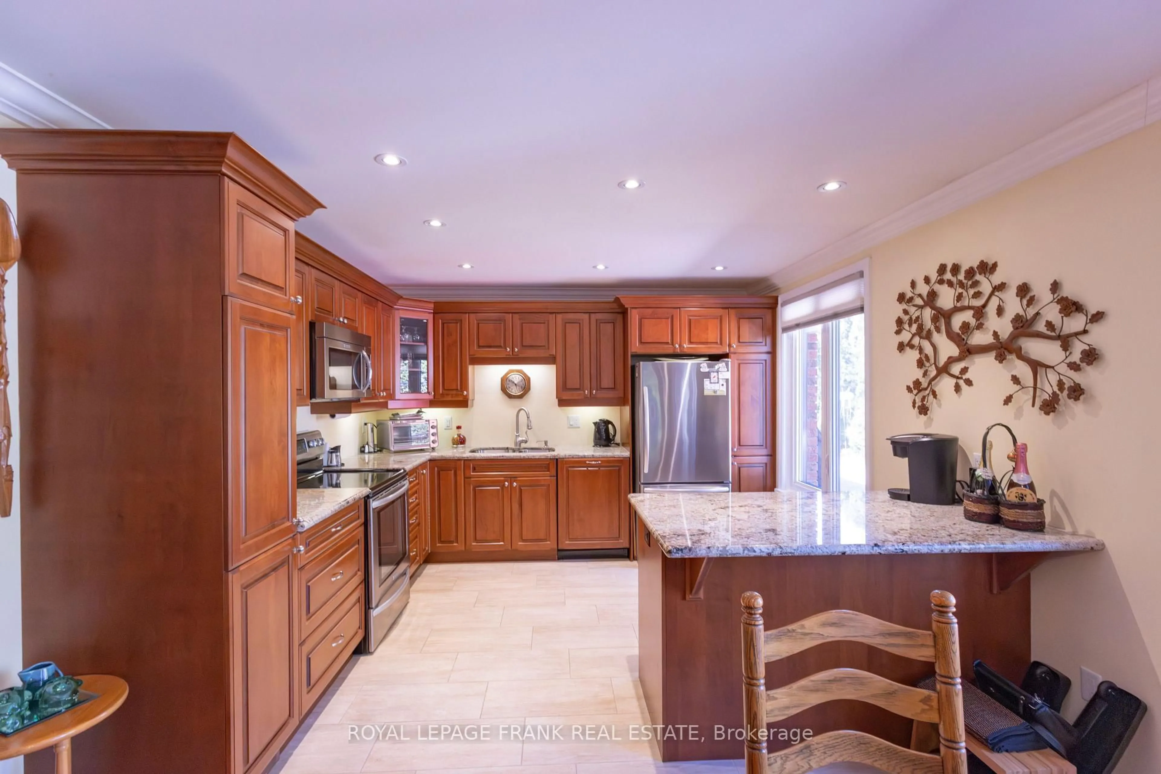 Contemporary kitchen, ceramic/tile floor for 200 East St #607, Kawartha Lakes Ontario K0M 1A0