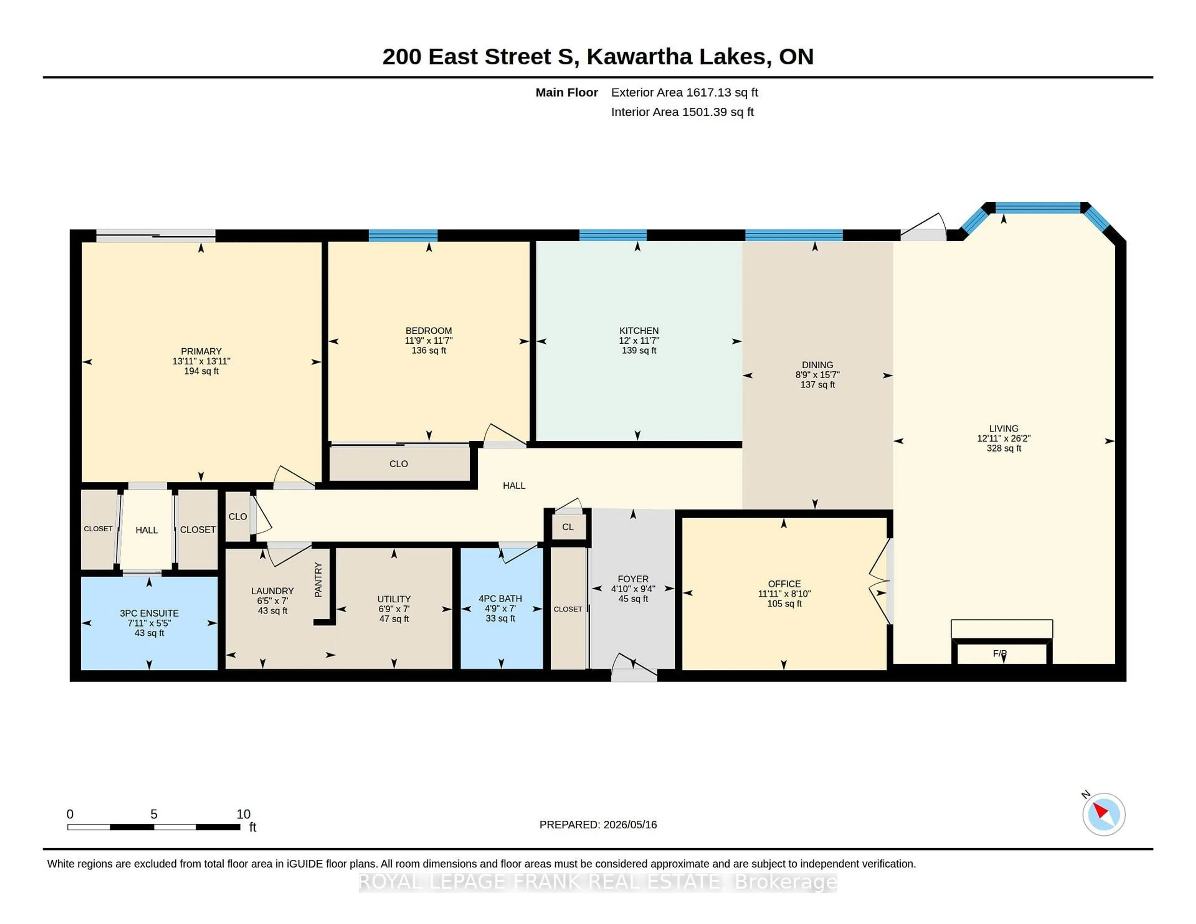 Floor plan for 200 East St #607, Kawartha Lakes Ontario K0M 1A0