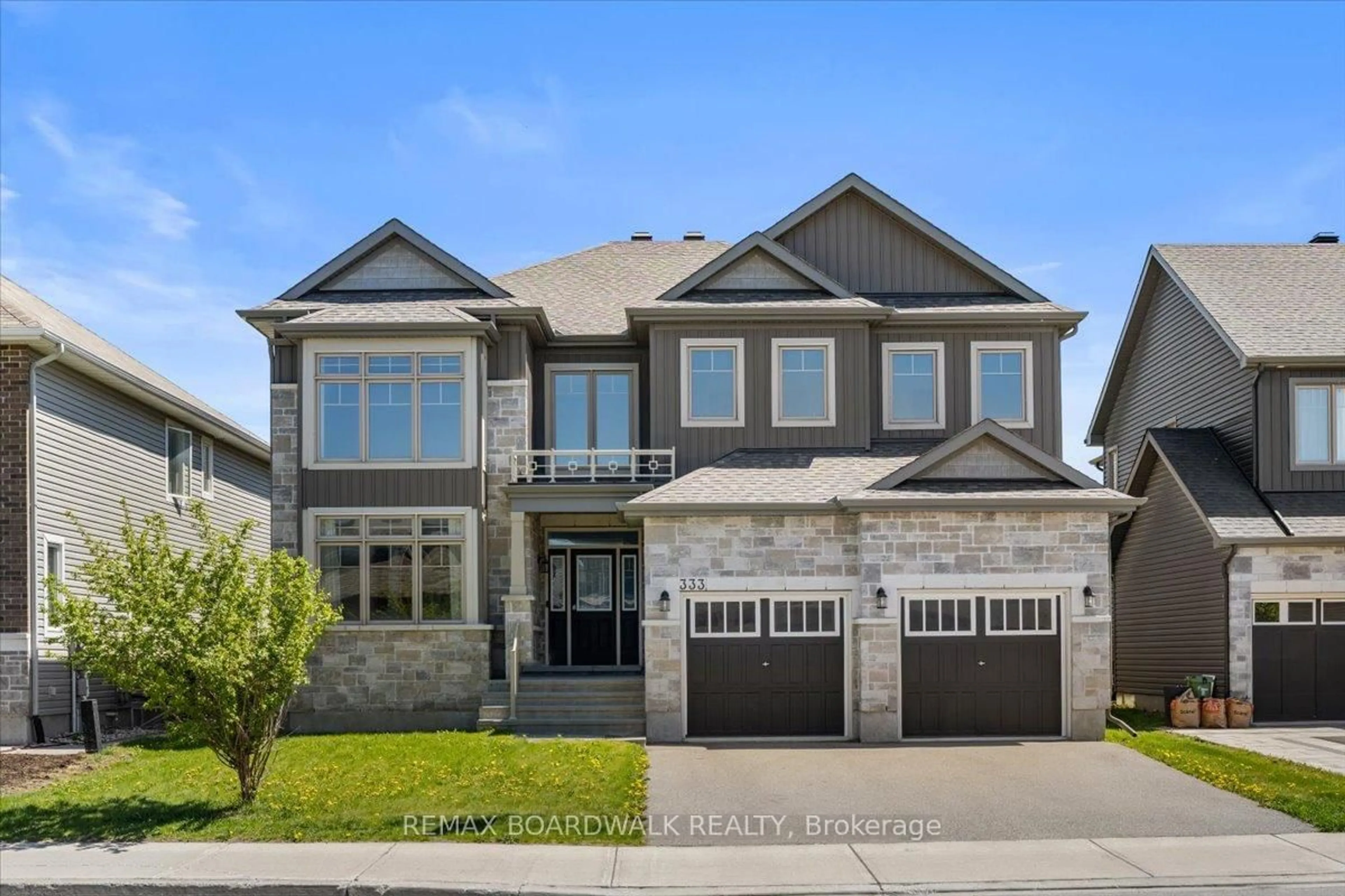 Home with brick exterior material, street for 333 Haliburton Hts, Ottawa Ontario K2V 0G2