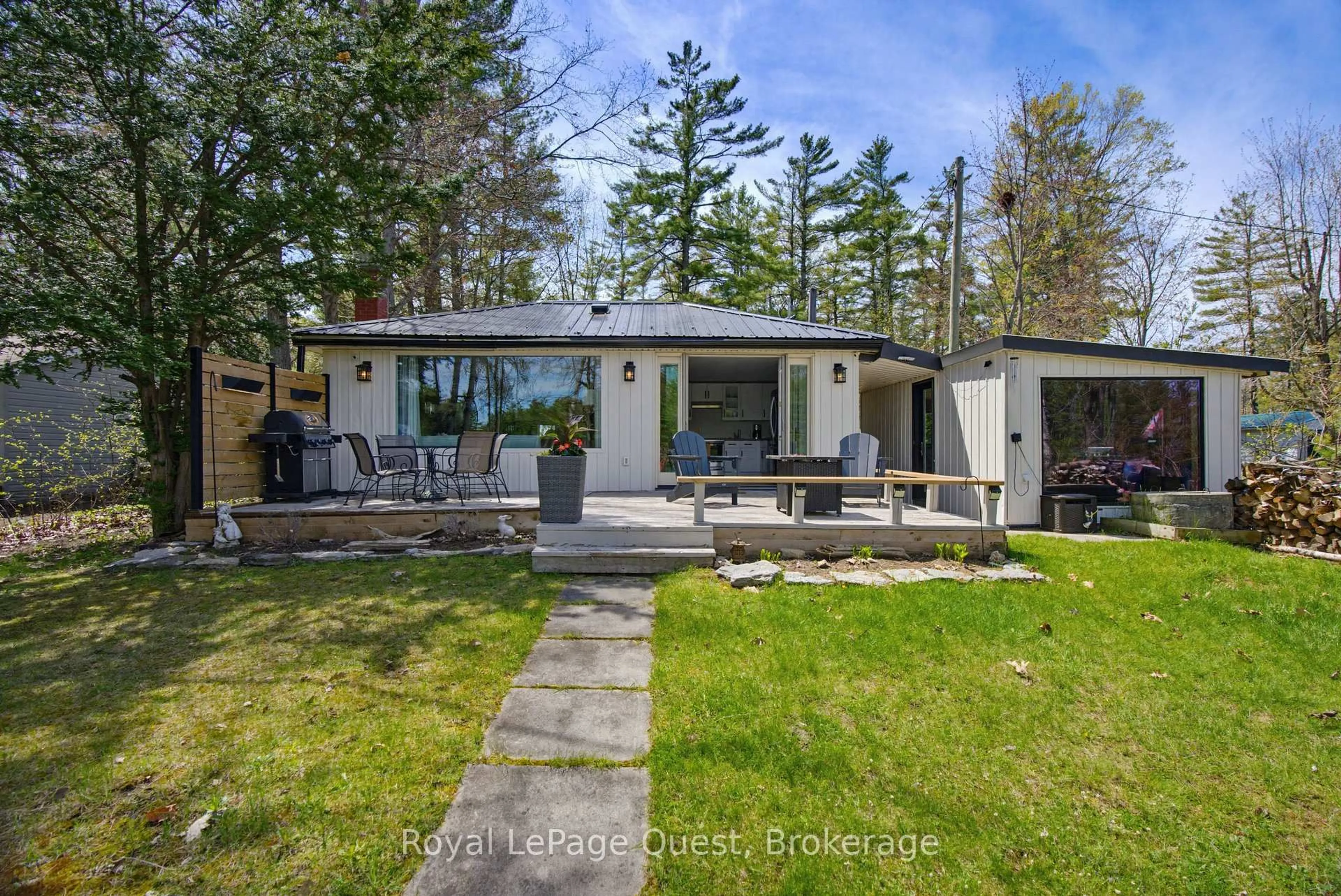 A pic from outside/outdoor area/front of a property/back of a property/a pic from drone, unknown for 121 Stanley Rd, Kawartha Lakes Ontario K0M 2T0