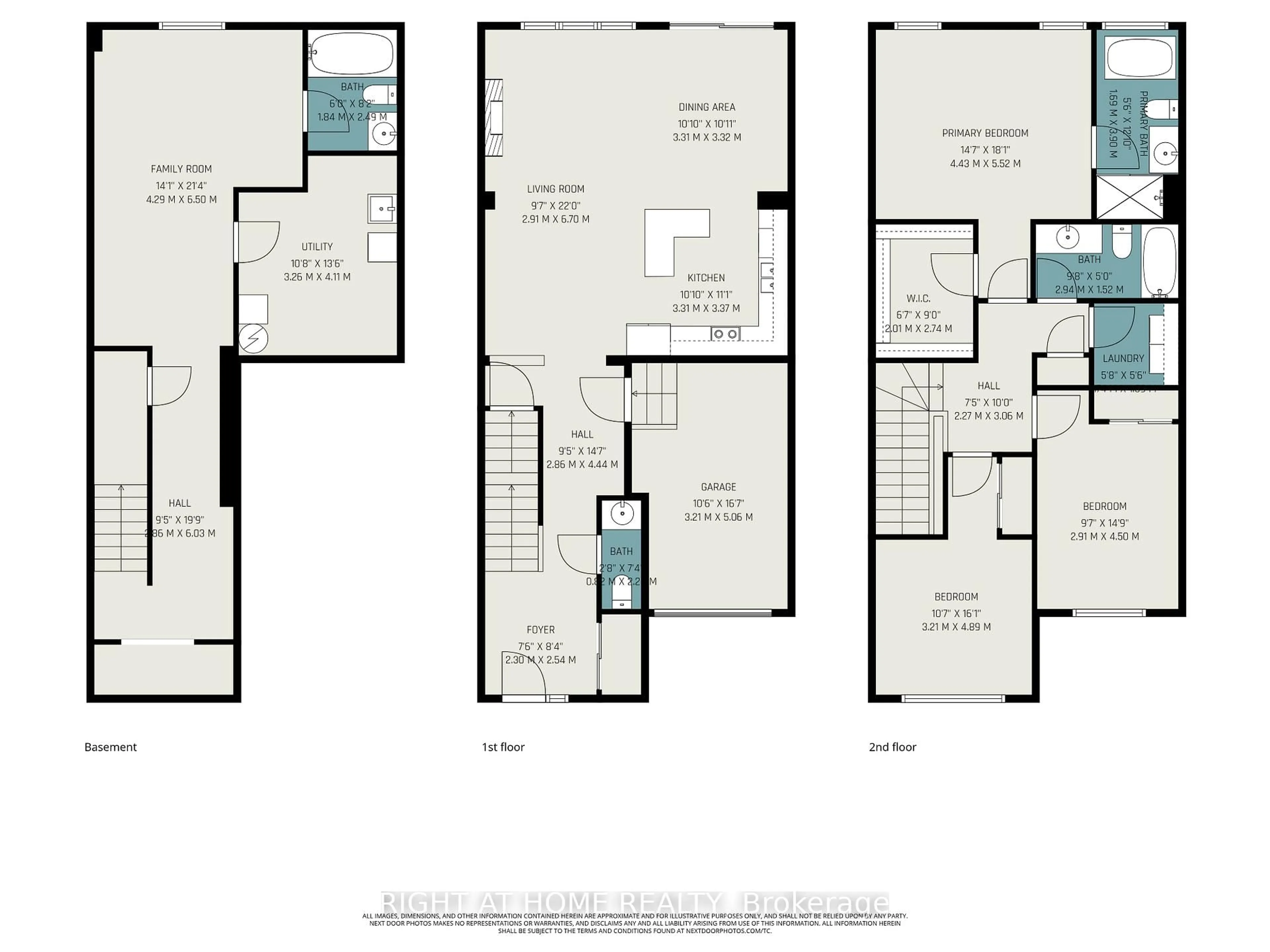 Floor plan for 608 Fenwick Way, Ottawa Ontario K2J 7E5