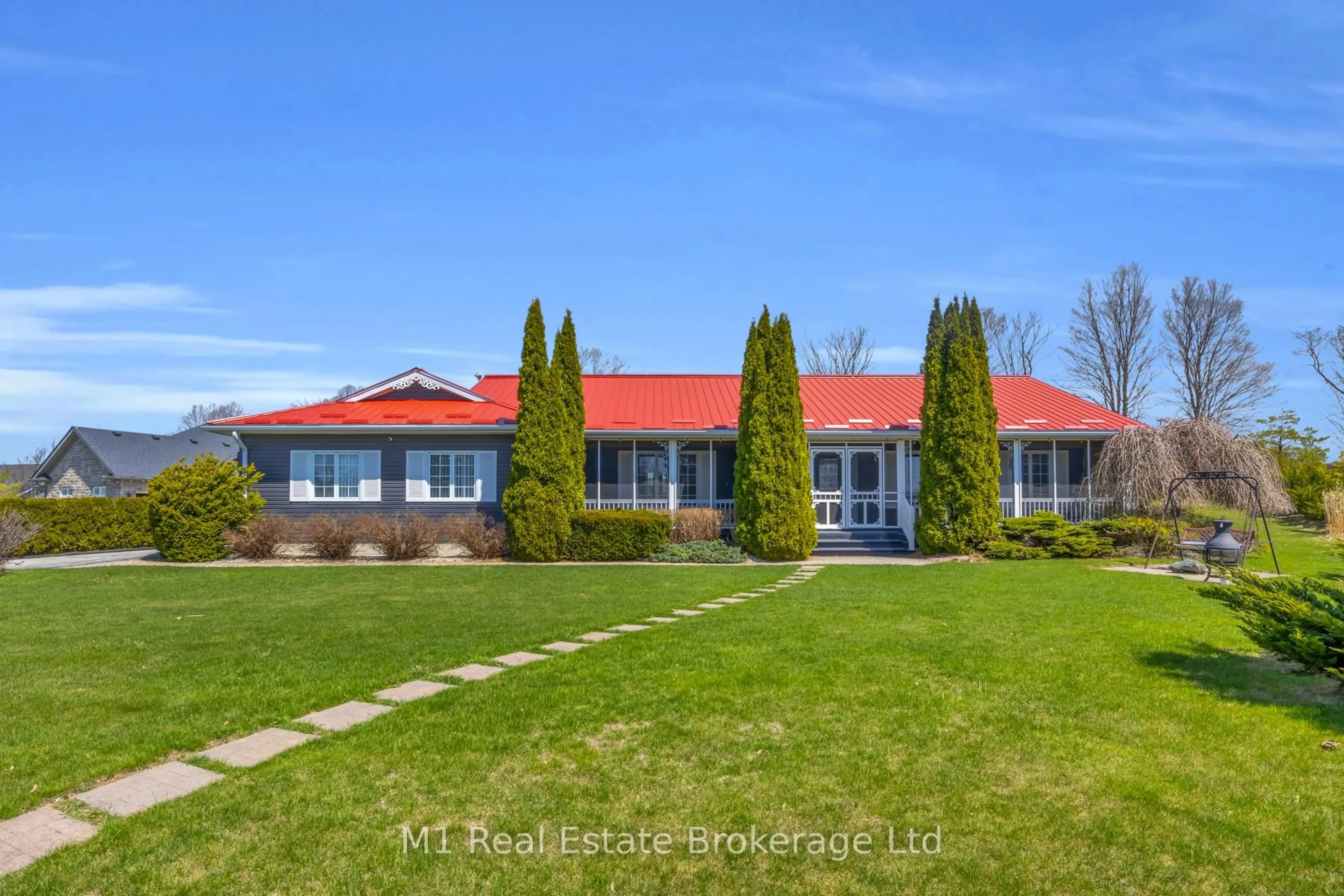 A pic from outside/outdoor area/front of a property/back of a property/a pic from drone, building for 2 Joanne Cres, Minto Ontario N0G 2L0