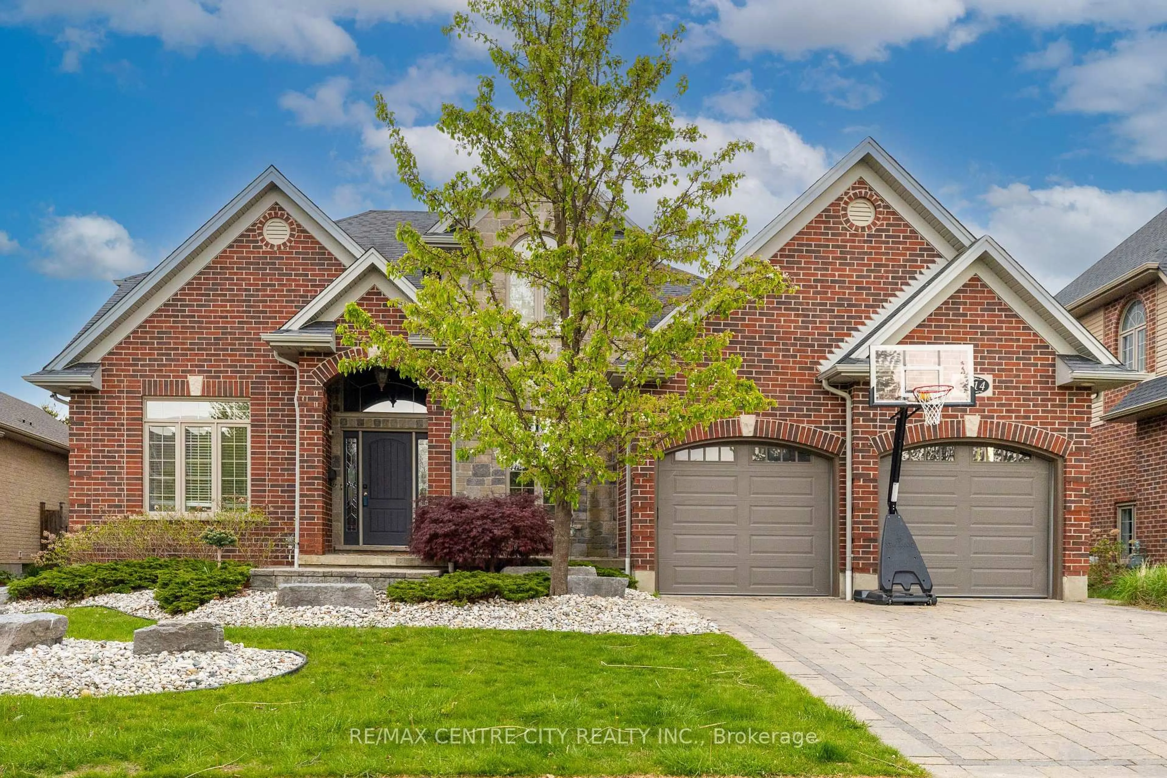 Home with brick exterior material, street for 2114 Riverbend Rd, London South Ontario N6K 0A3