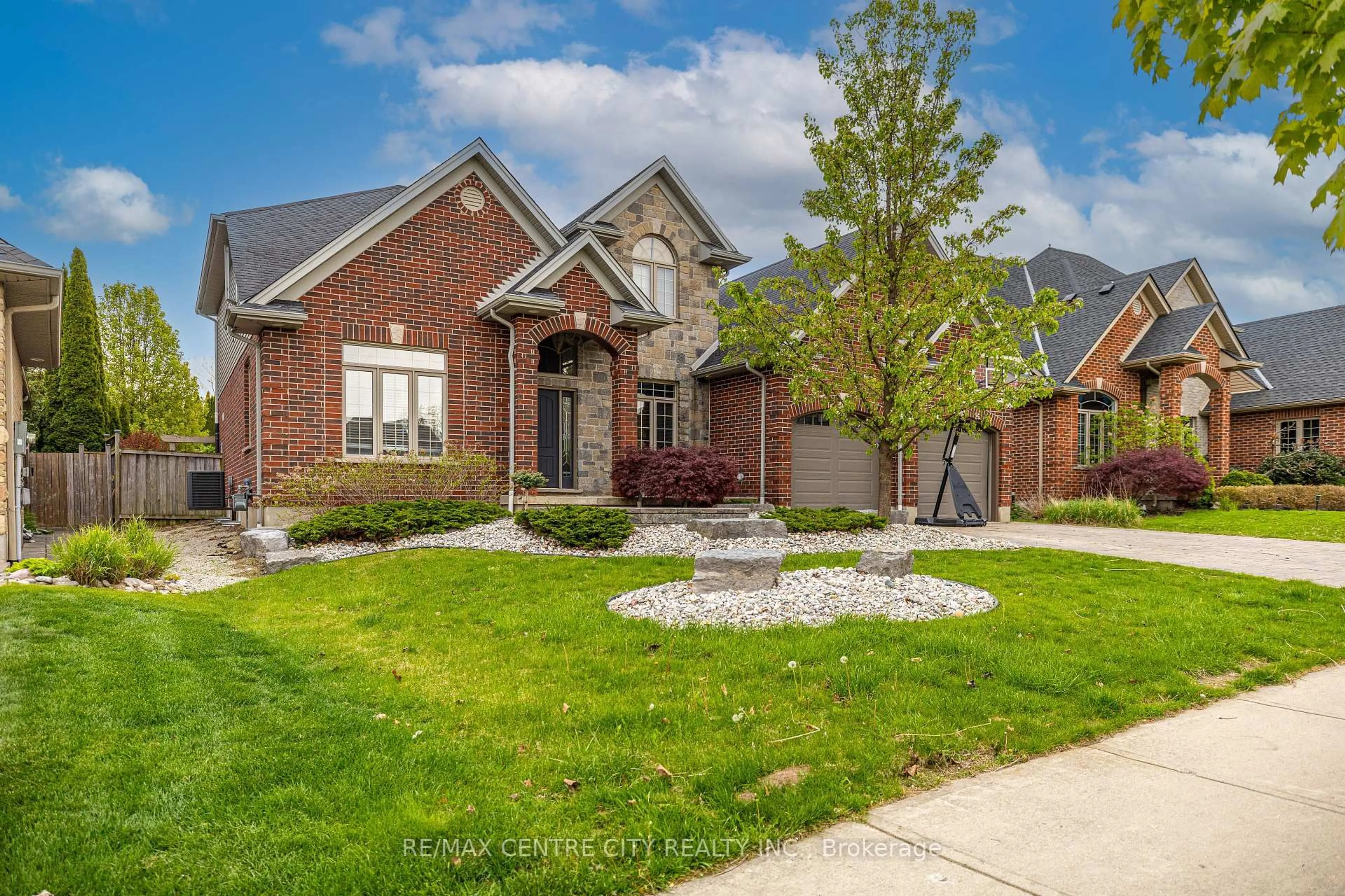 Home with brick exterior material, street for 2114 Riverbend Rd, London South Ontario N6K 0A3