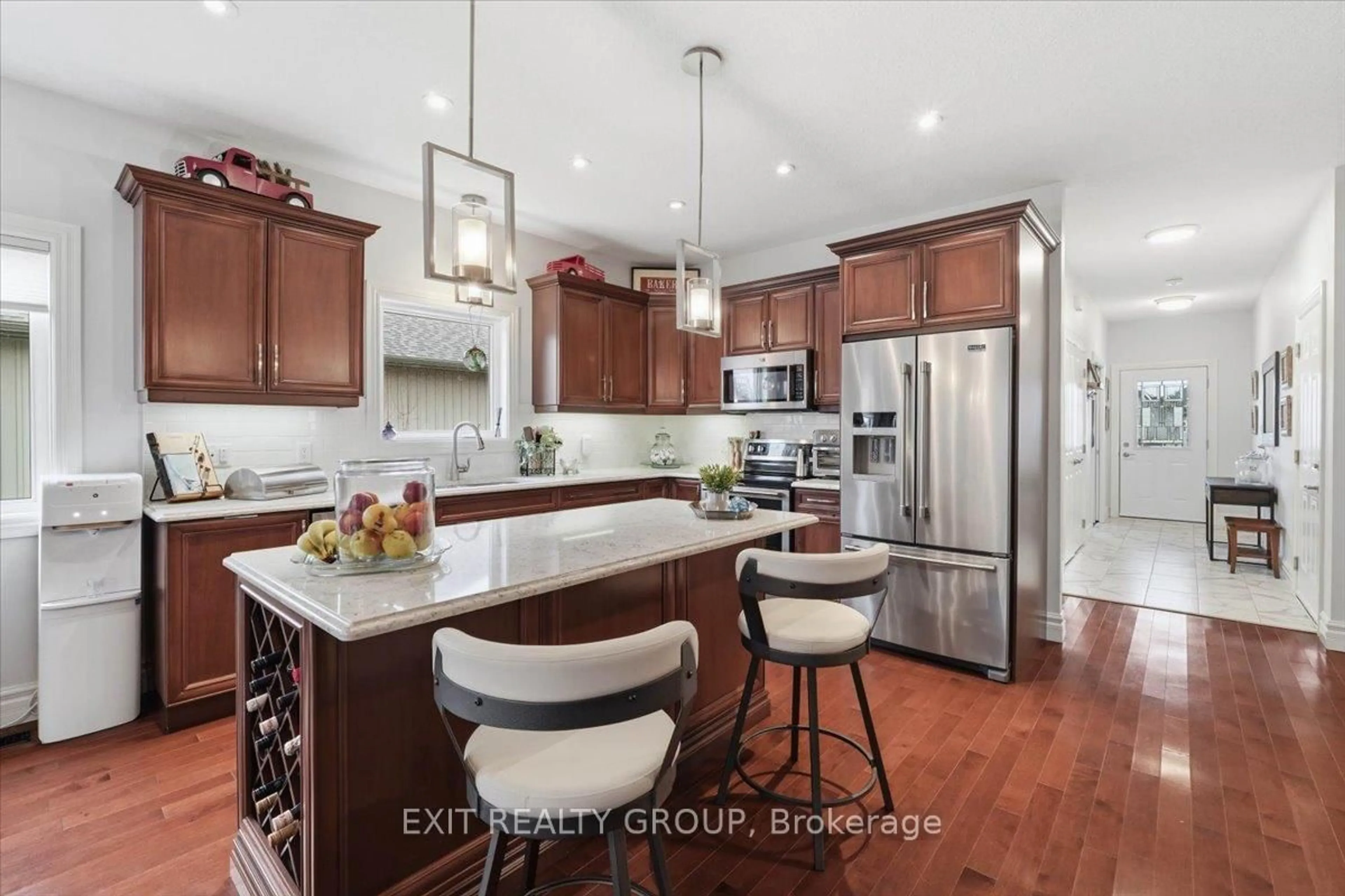 Open concept kitchen, ceramic/tile floor for 12 Dorchester Dr, Prince Edward County Ontario K0K 3L0