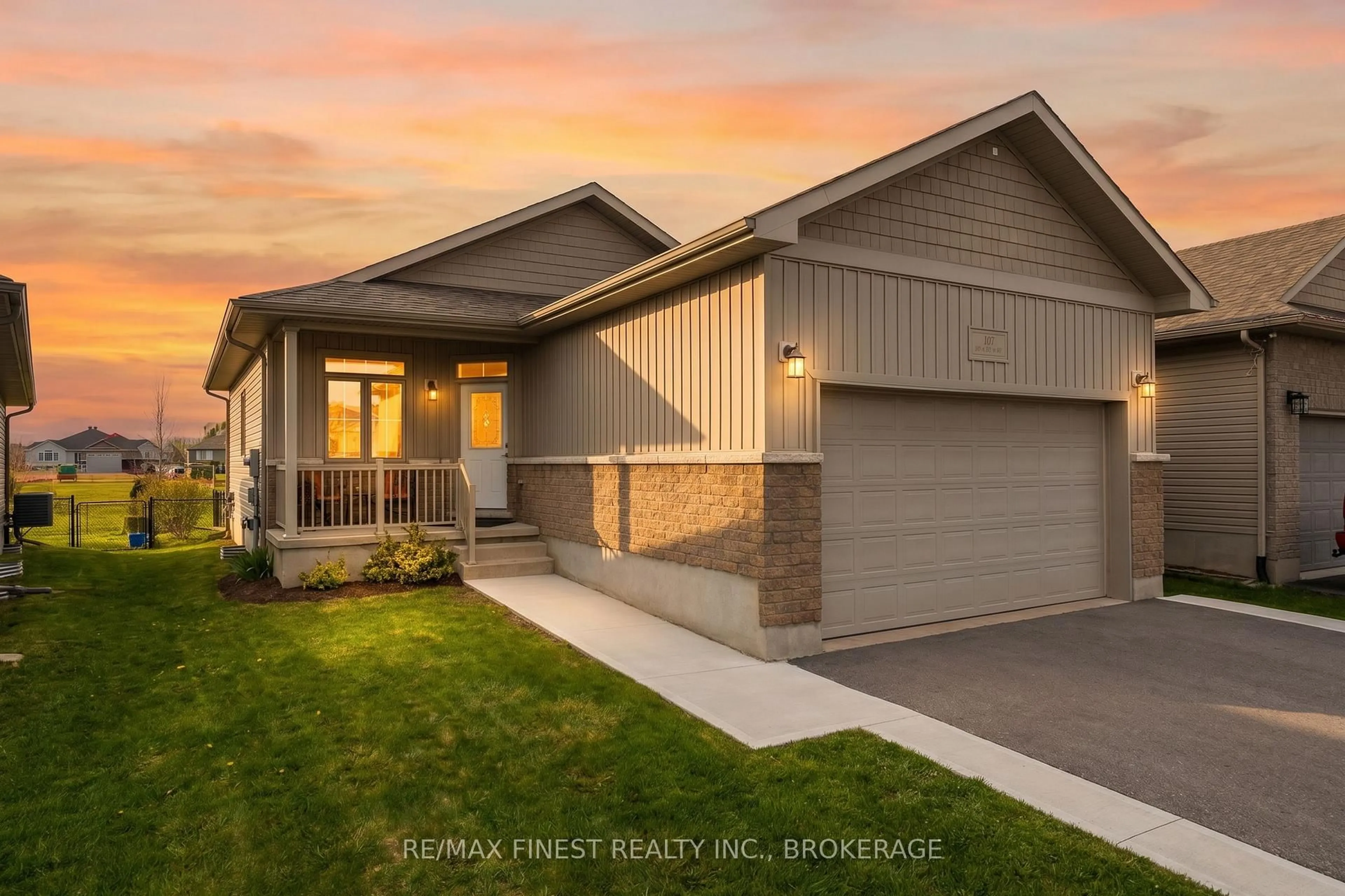 Home with vinyl exterior material, street for 129 Blakely St, Loyalist Ontario K7N 0B1